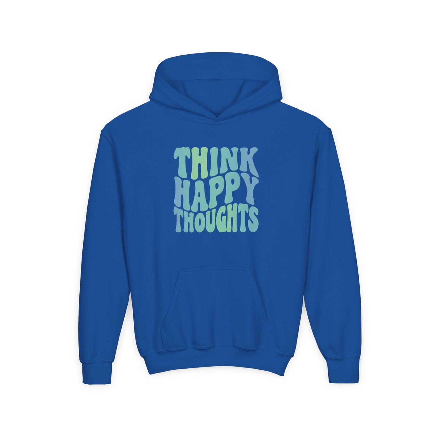 Think Happy Thoughts Kids Hoodie