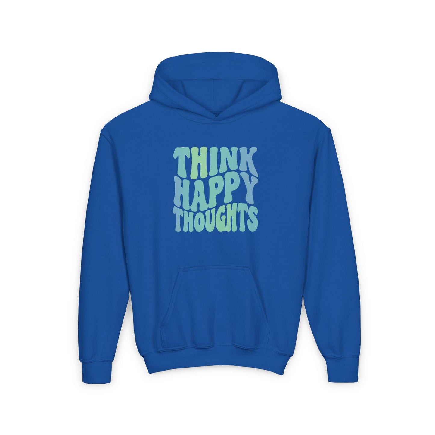 Think Happy Thoughts Kids Hoodie