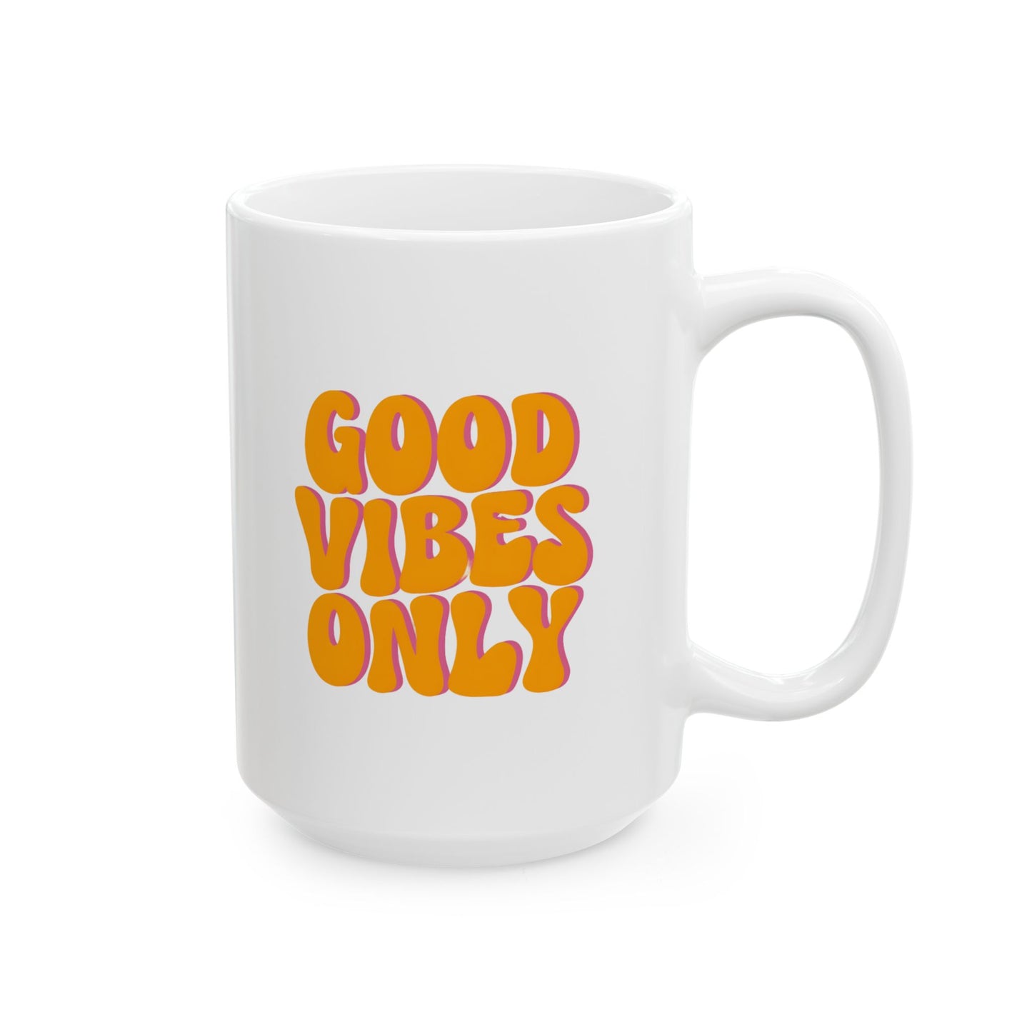 Good Vibes Only Mug, 15oz