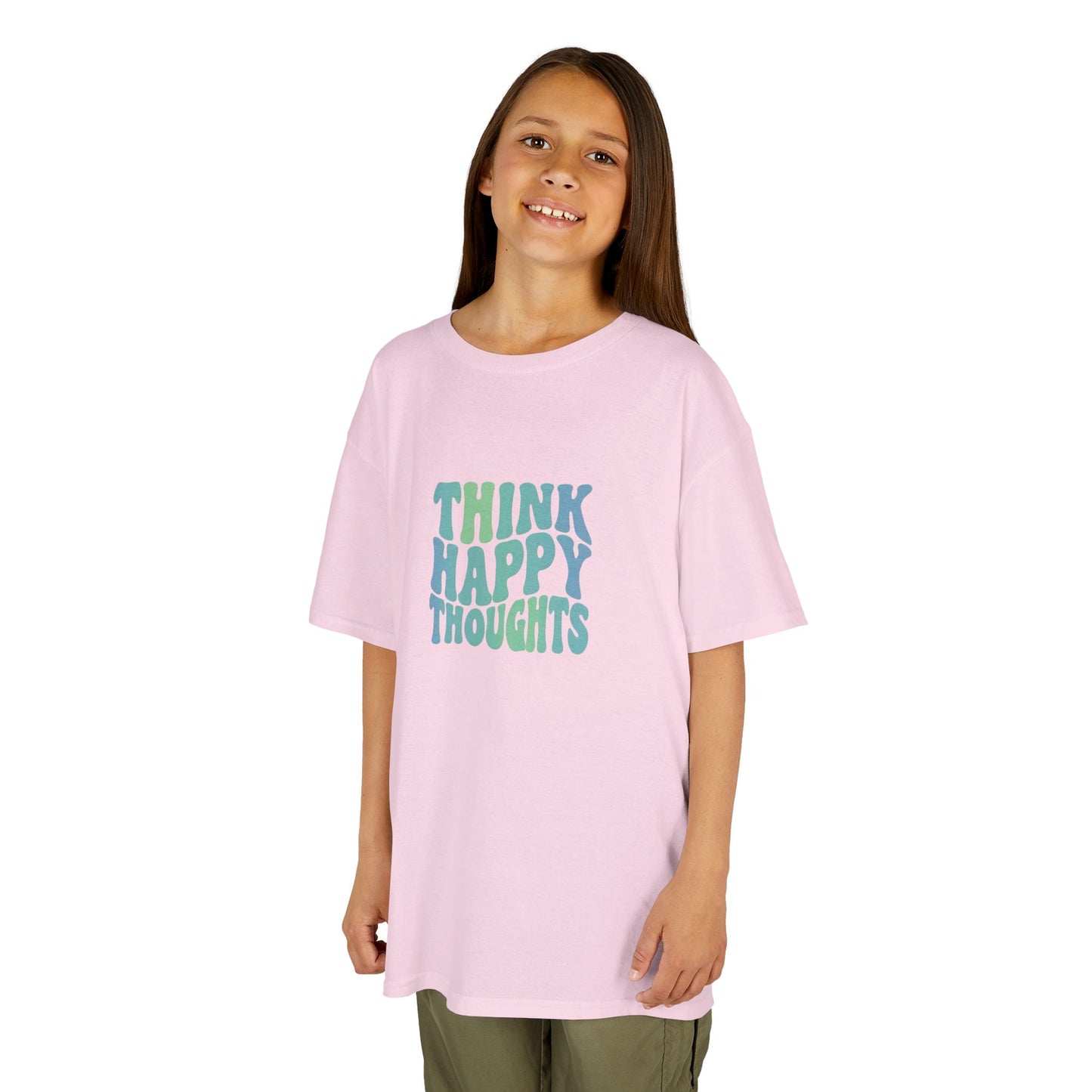 Think Happy Thoughts Kids Tee