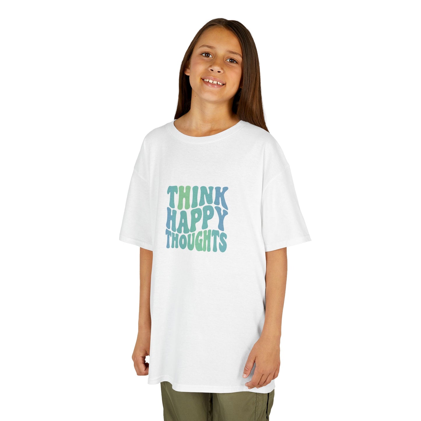 Think Happy Thoughts Kids Tee