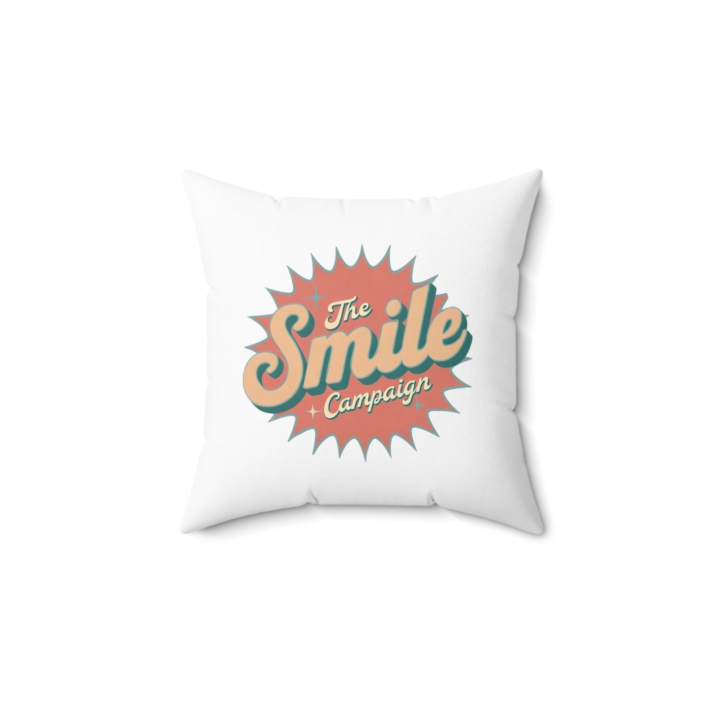 The Smile Campaign Square Pillow