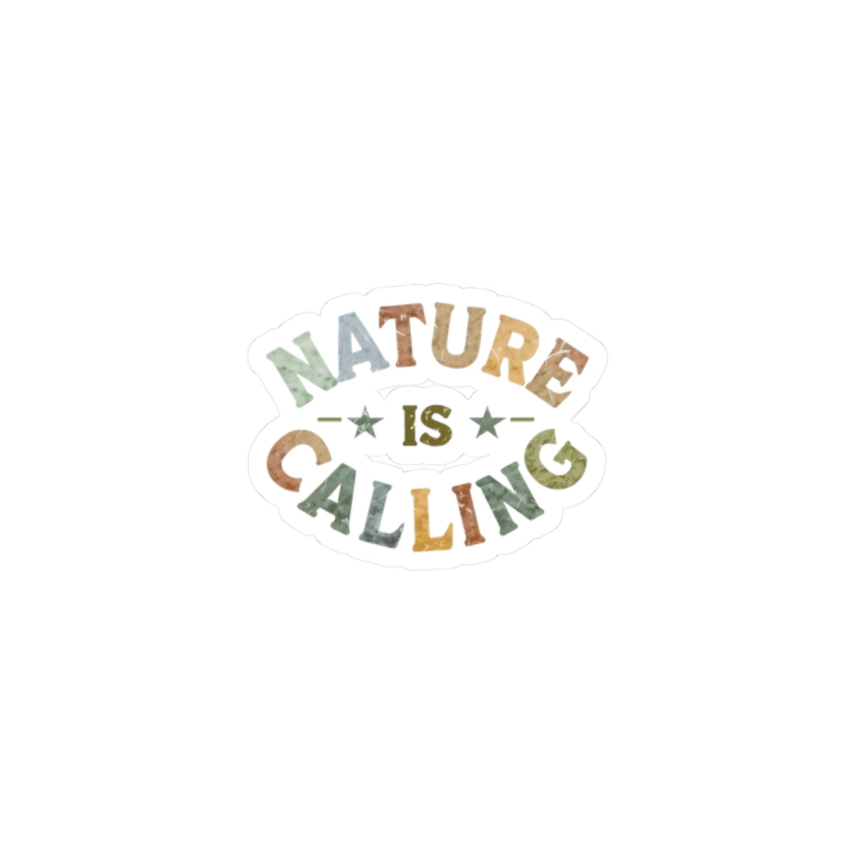 Nature Is Calling Stickers