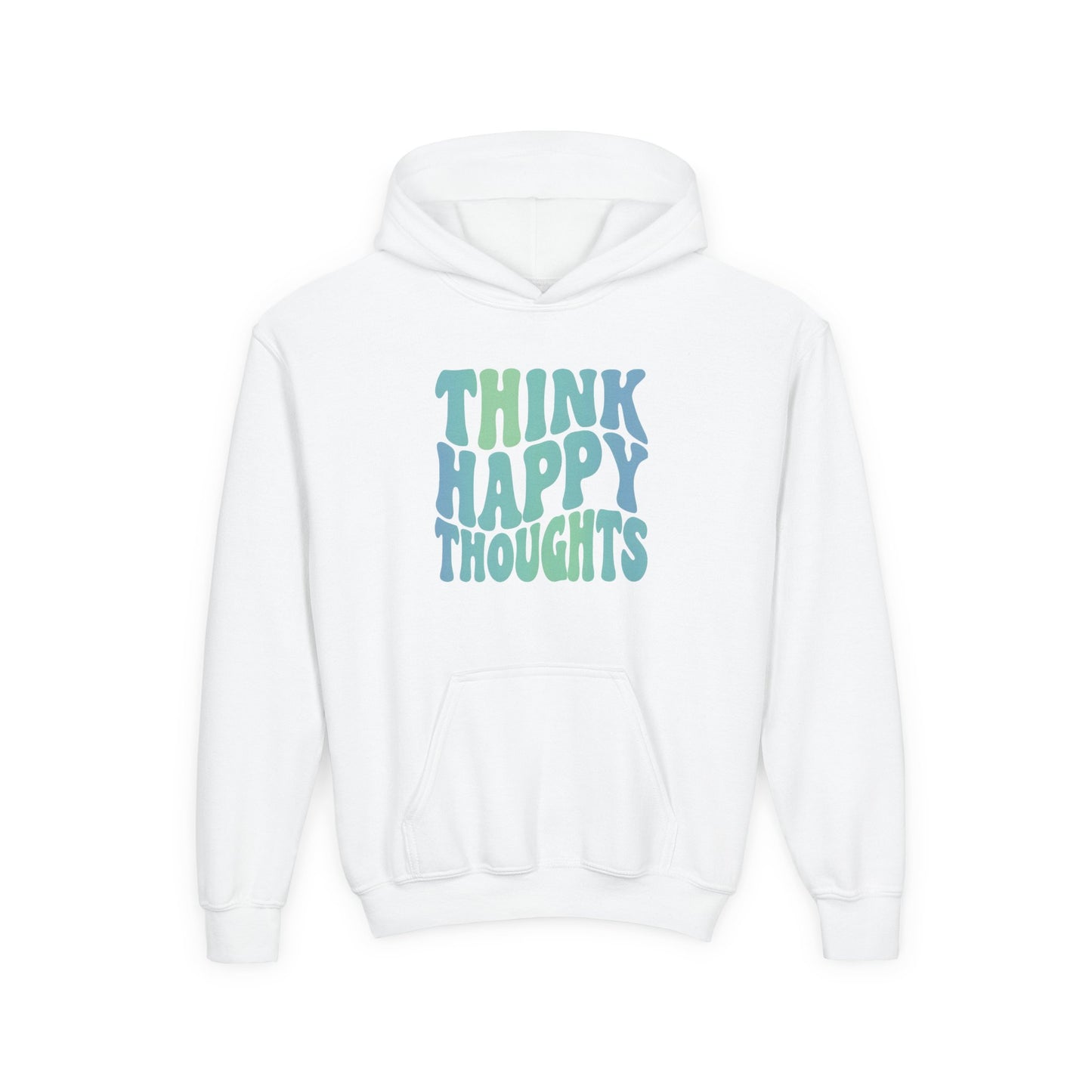 Think Happy Thoughts Kids Hoodie