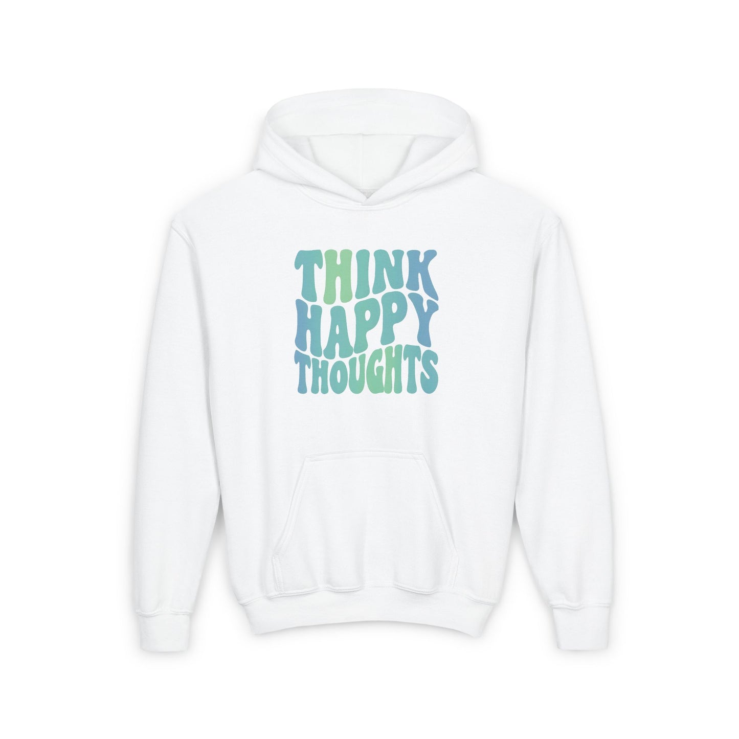 Think Happy Thoughts Kids Hoodie