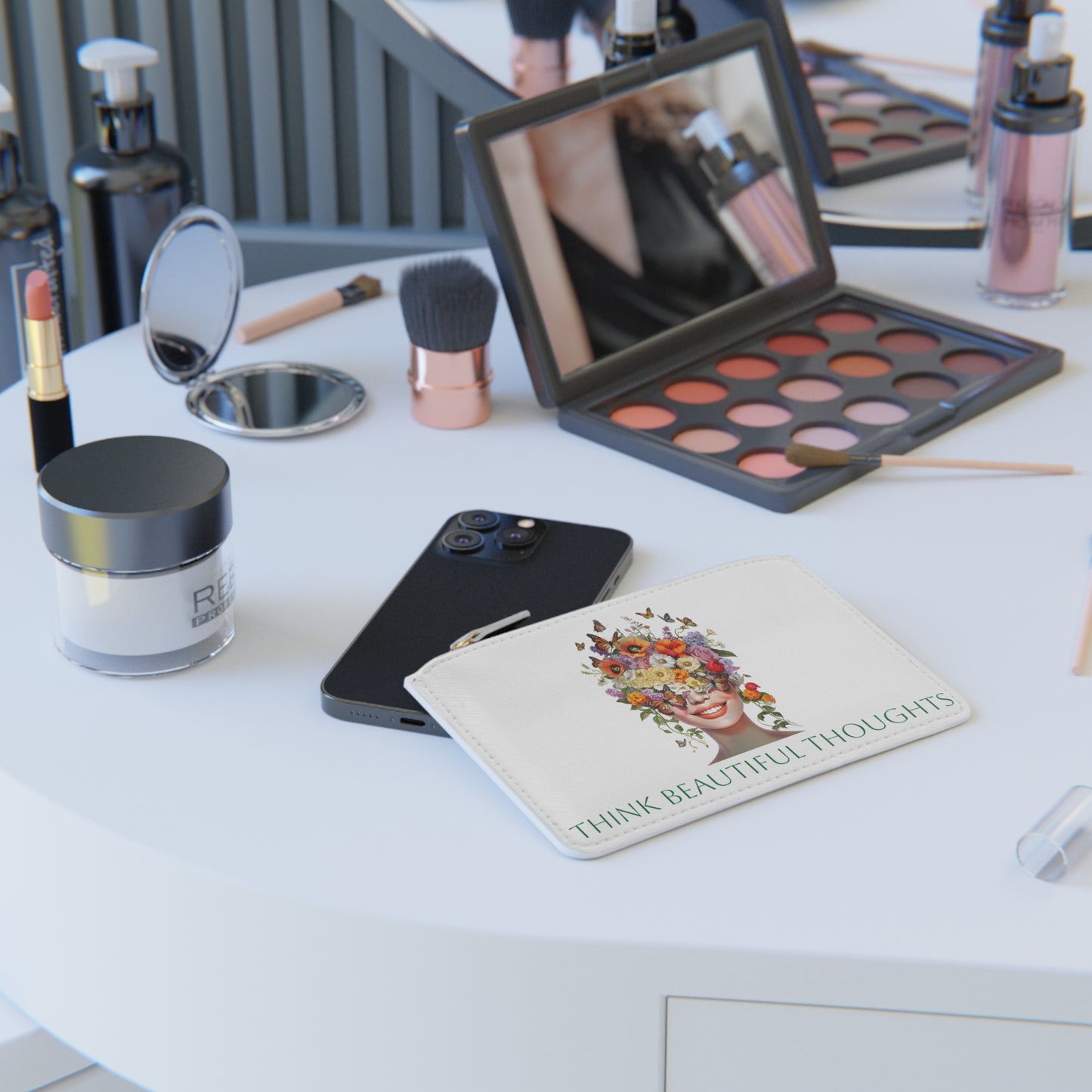 Think Beautiful Thoughts Mini Clutch Bag