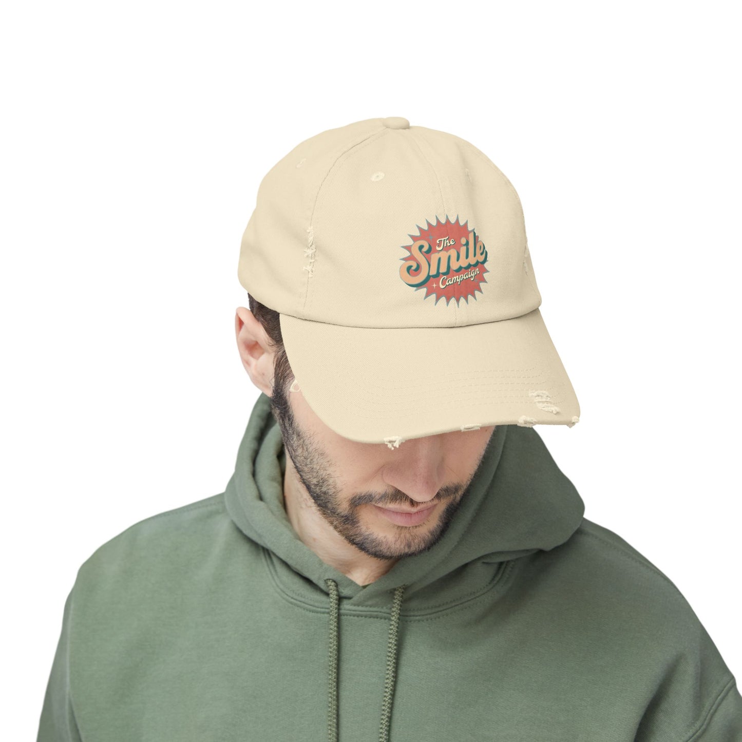 The Smile Campaign Distressed Cap