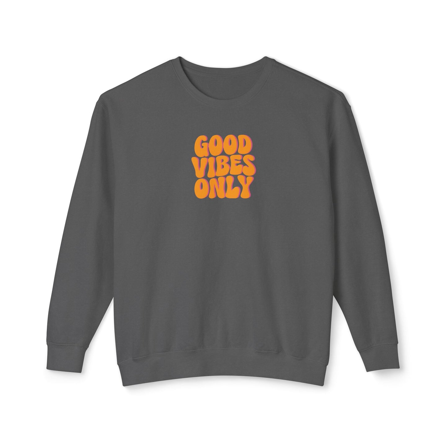 Good Vibes Only Lightweight Crewneck Sweatshirt