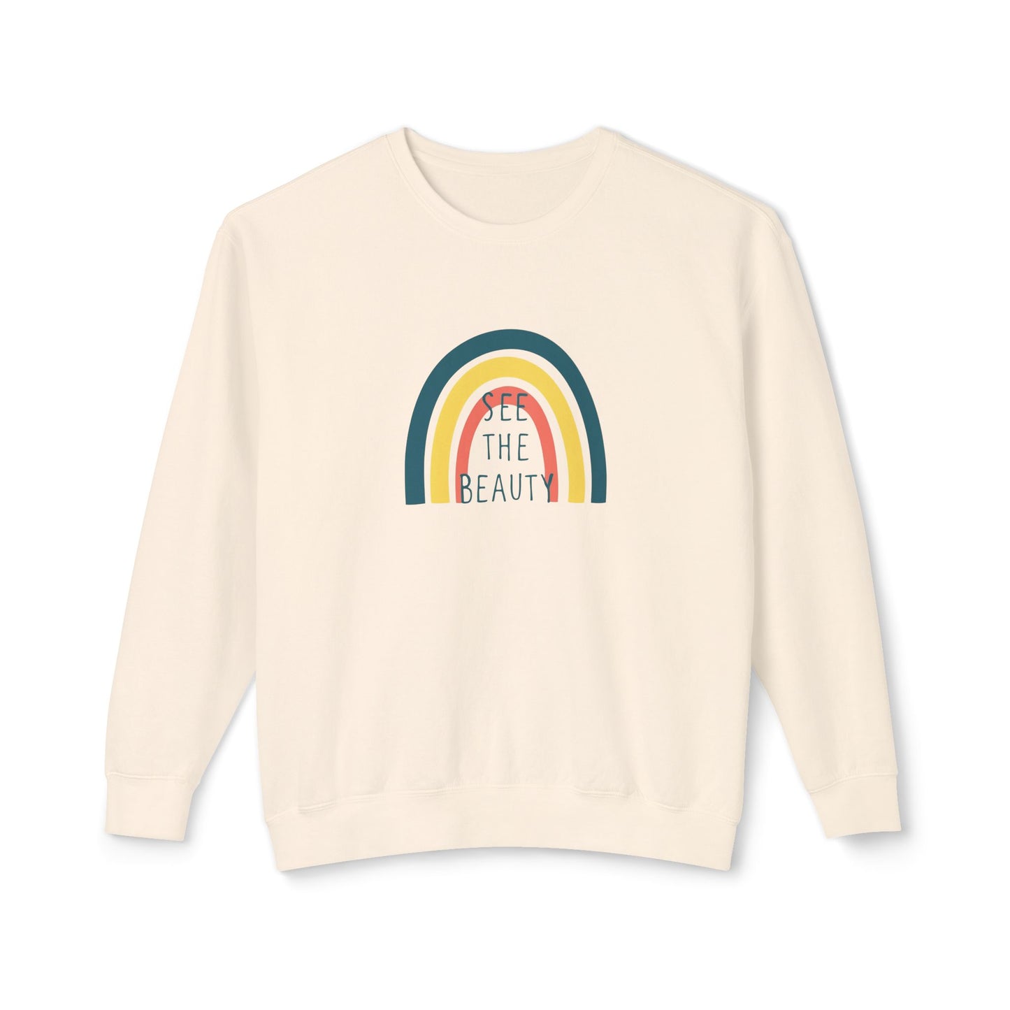 See The Beauty Unisex Lightweight Crewneck Sweatshirt