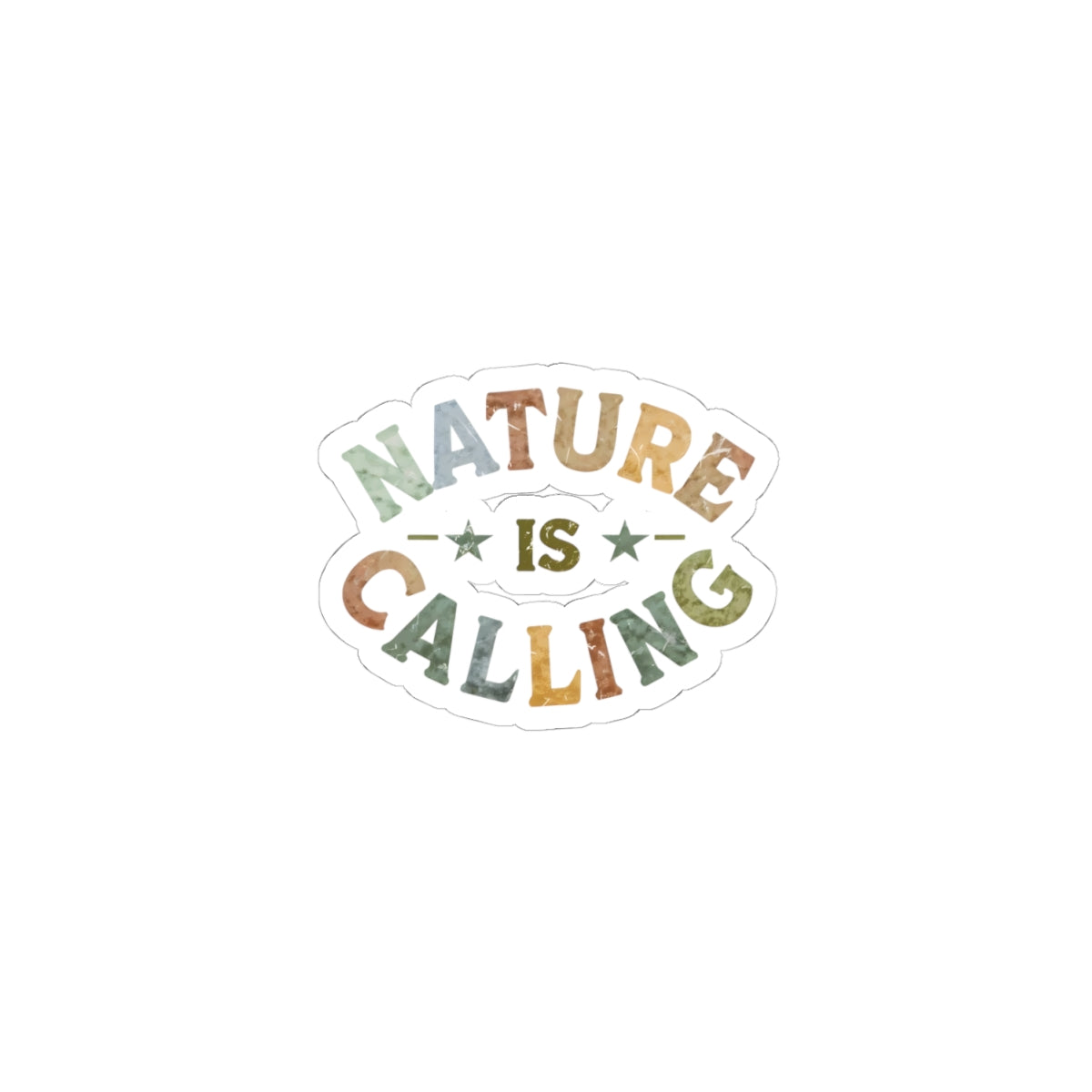 Nature Is Calling Stickers
