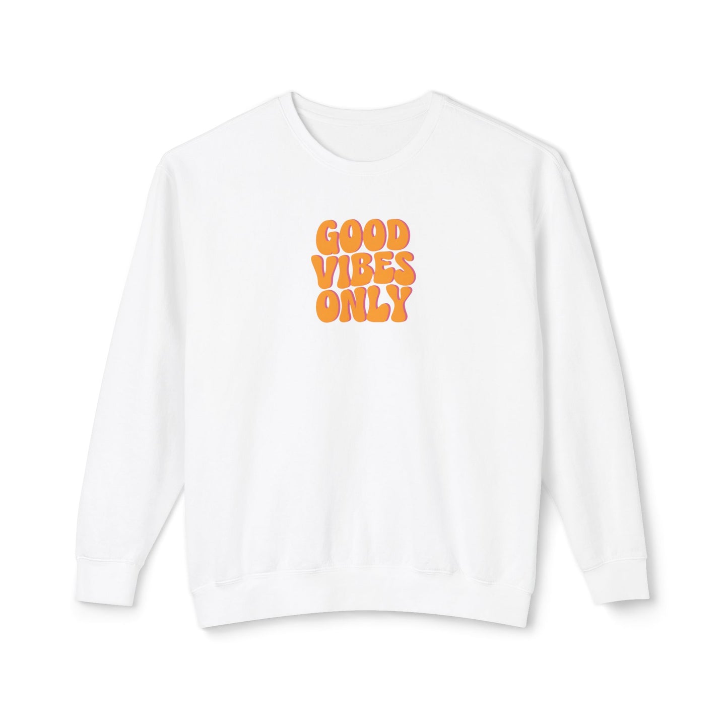 Good Vibes Only Lightweight Crewneck Sweatshirt