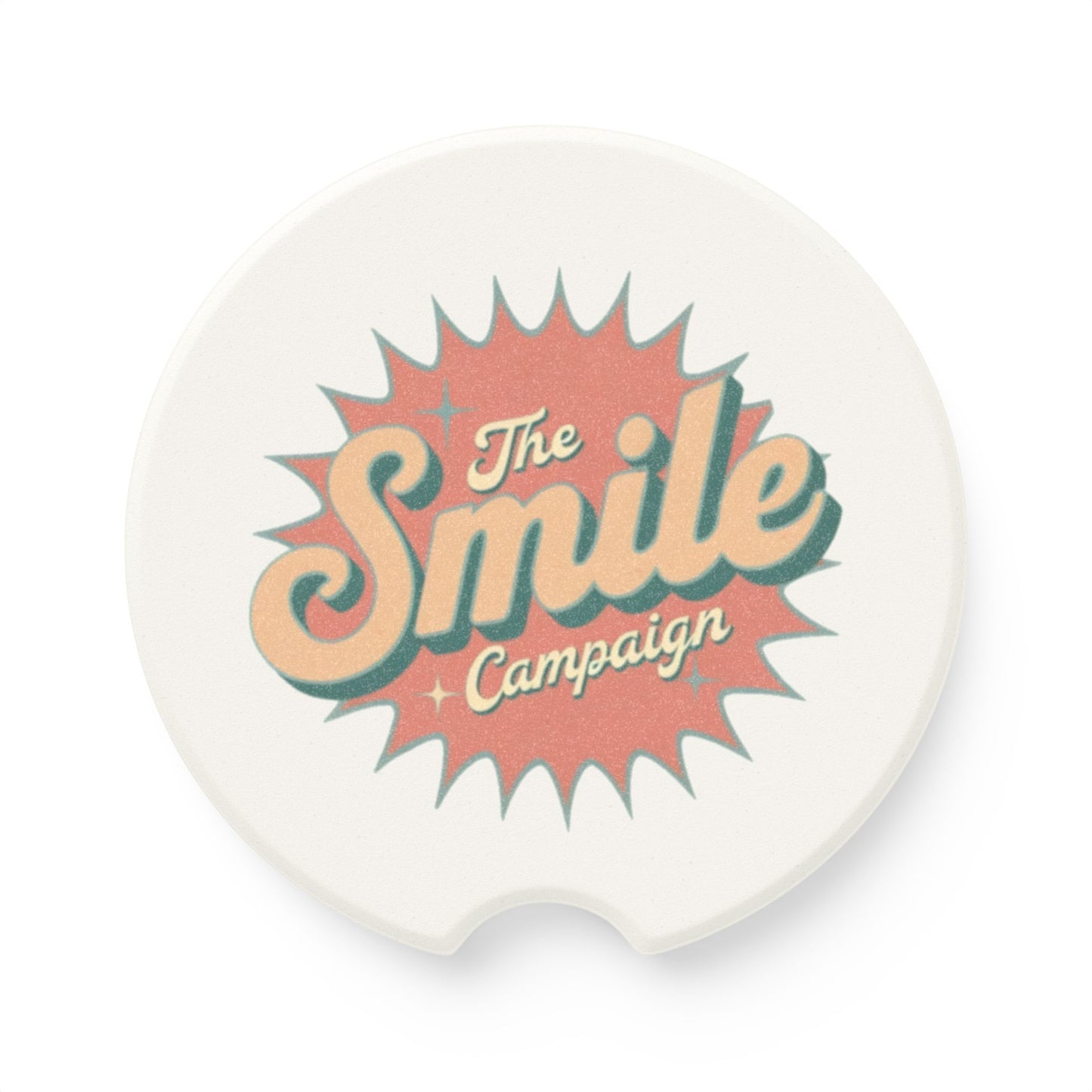 The Smile Campaign - Soapstone Car Coaster