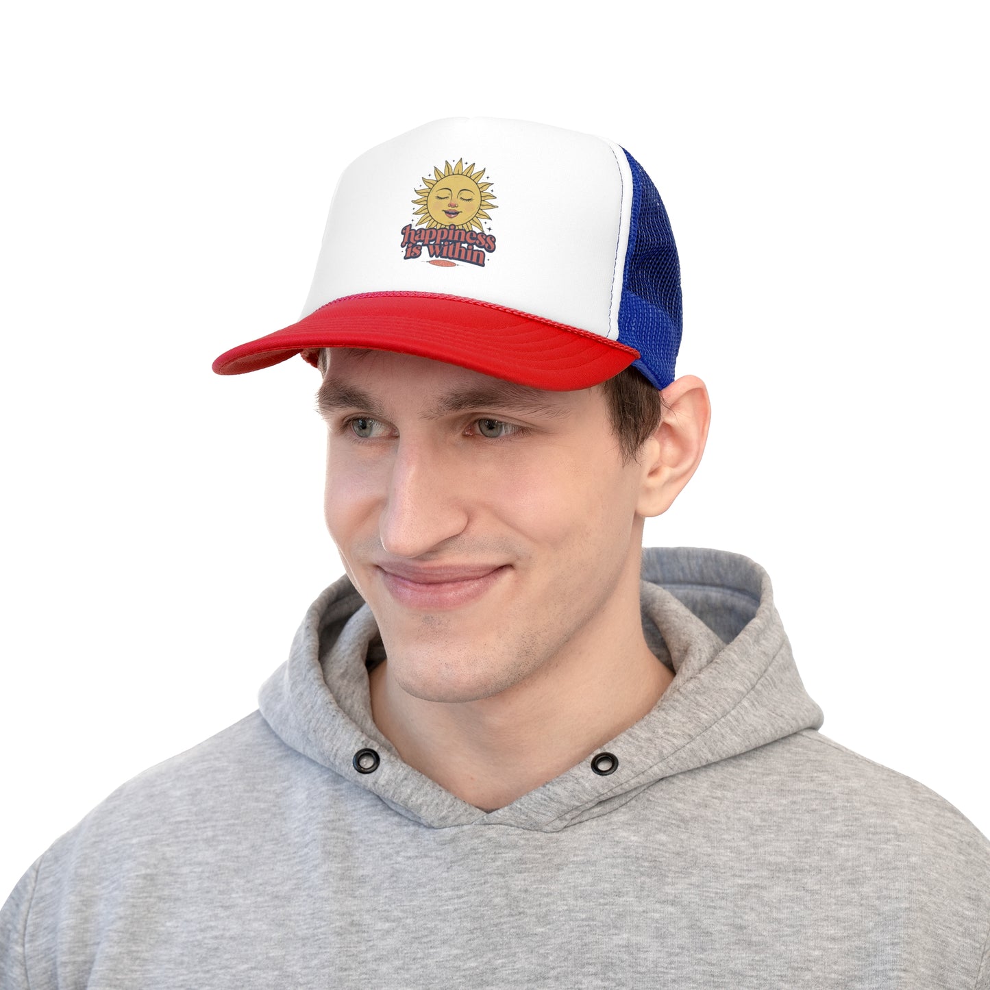 Happiness Is Within Trucker Caps