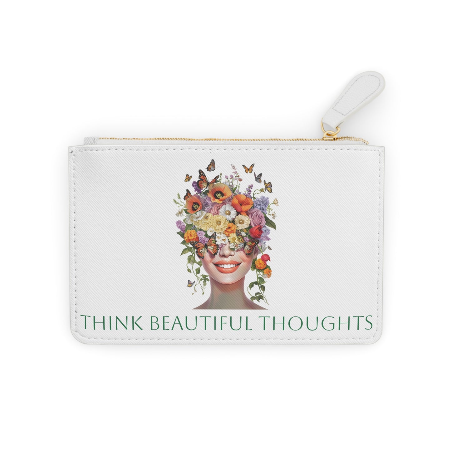 Think Beautiful Thoughts Mini Clutch Bag