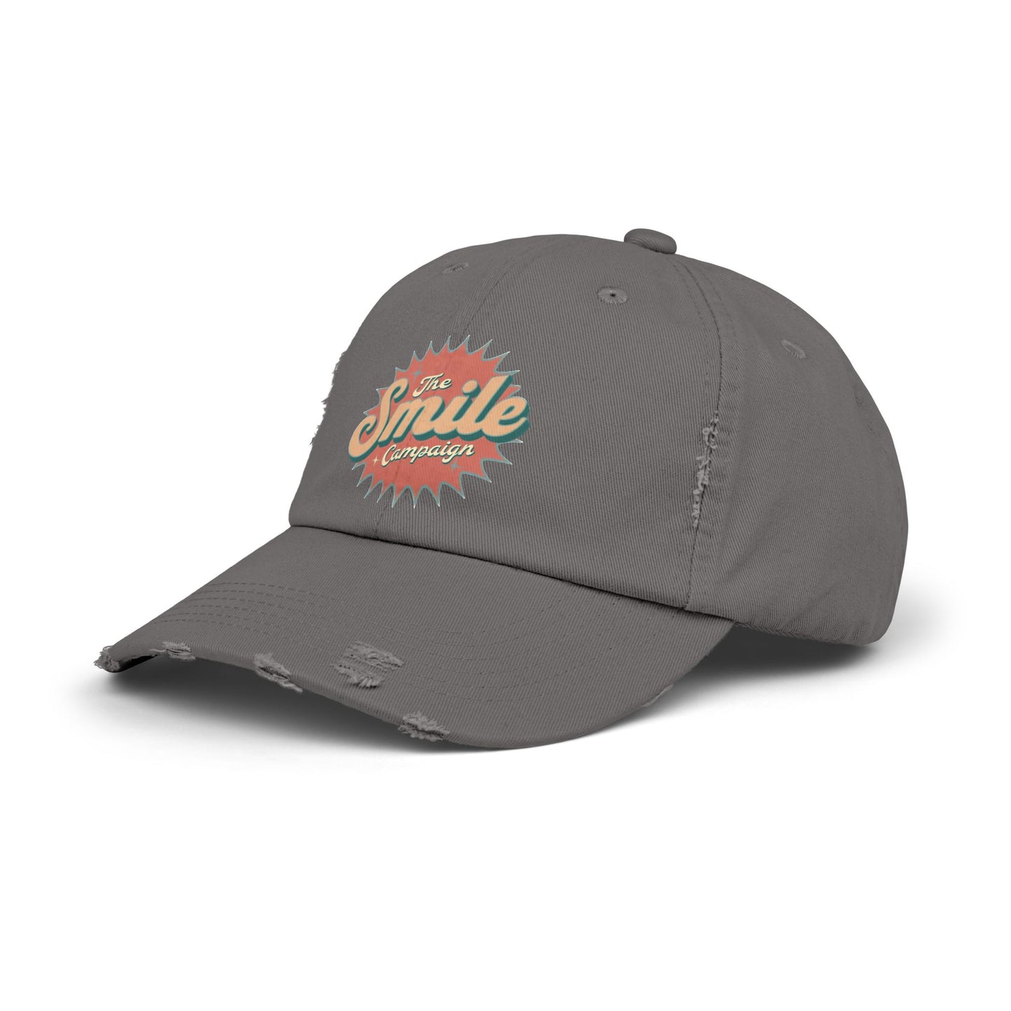 The Smile Campaign Distressed Cap