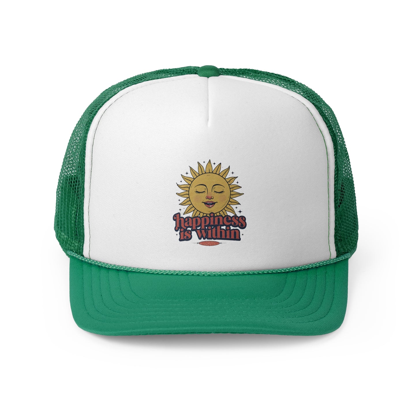 Happiness Is Within Trucker Caps