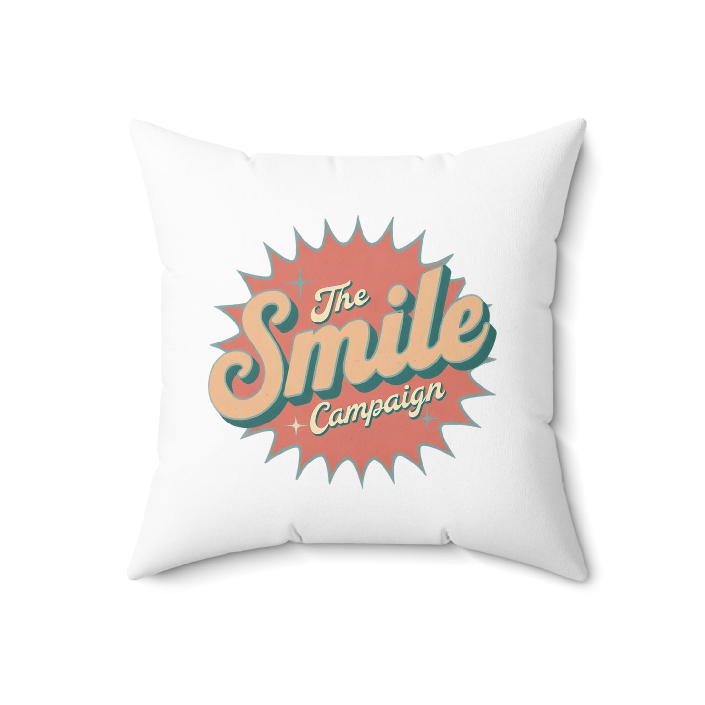 The Smile Campaign Square Pillow