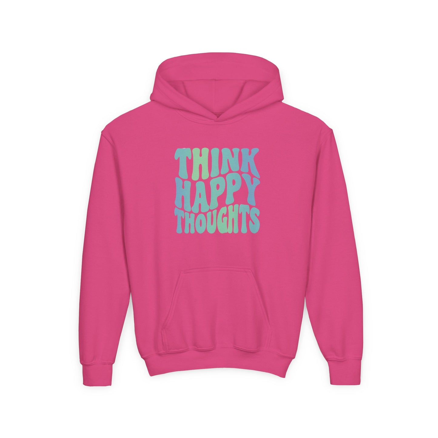 Think Happy Thoughts Kids Hoodie