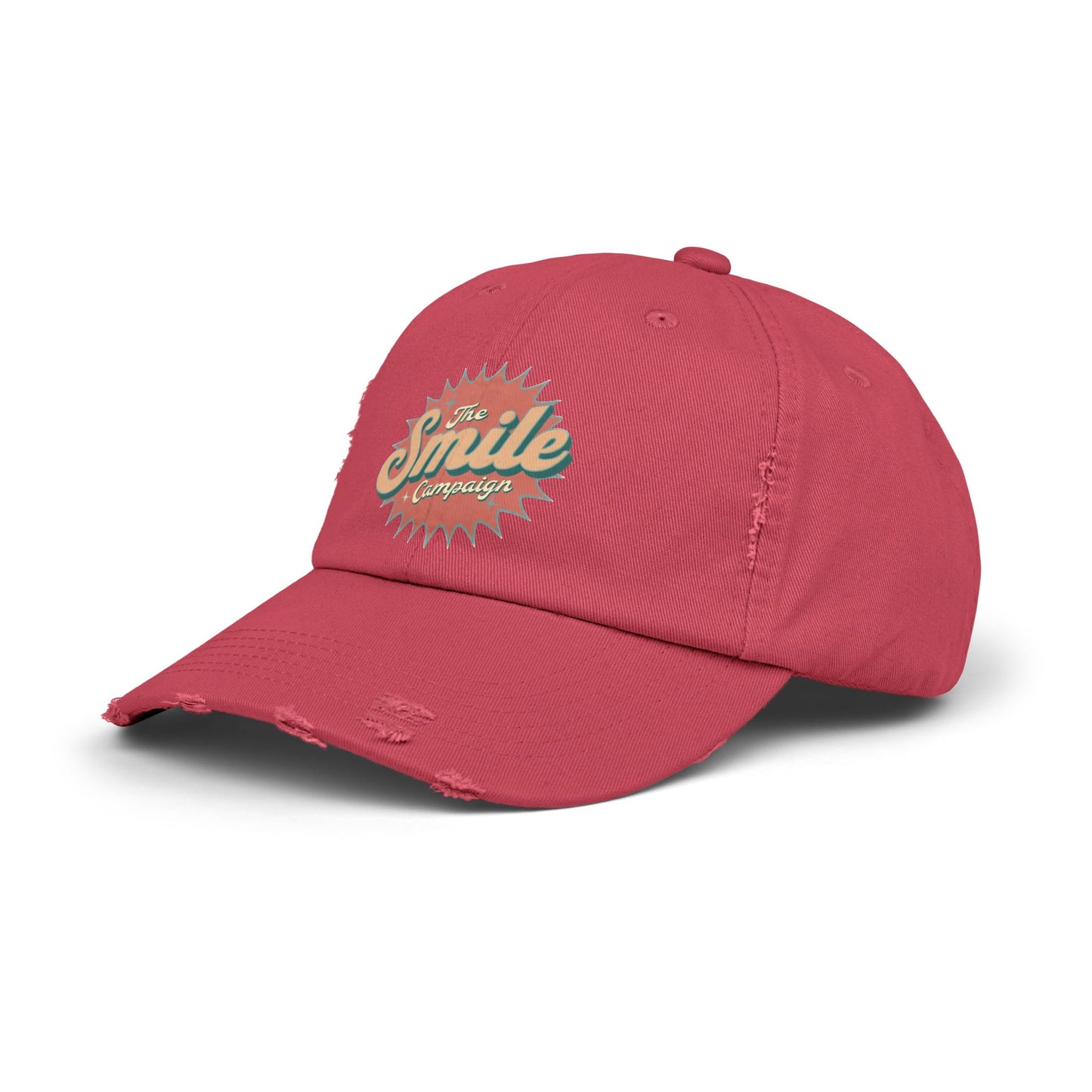 The Smile Campaign Distressed Cap