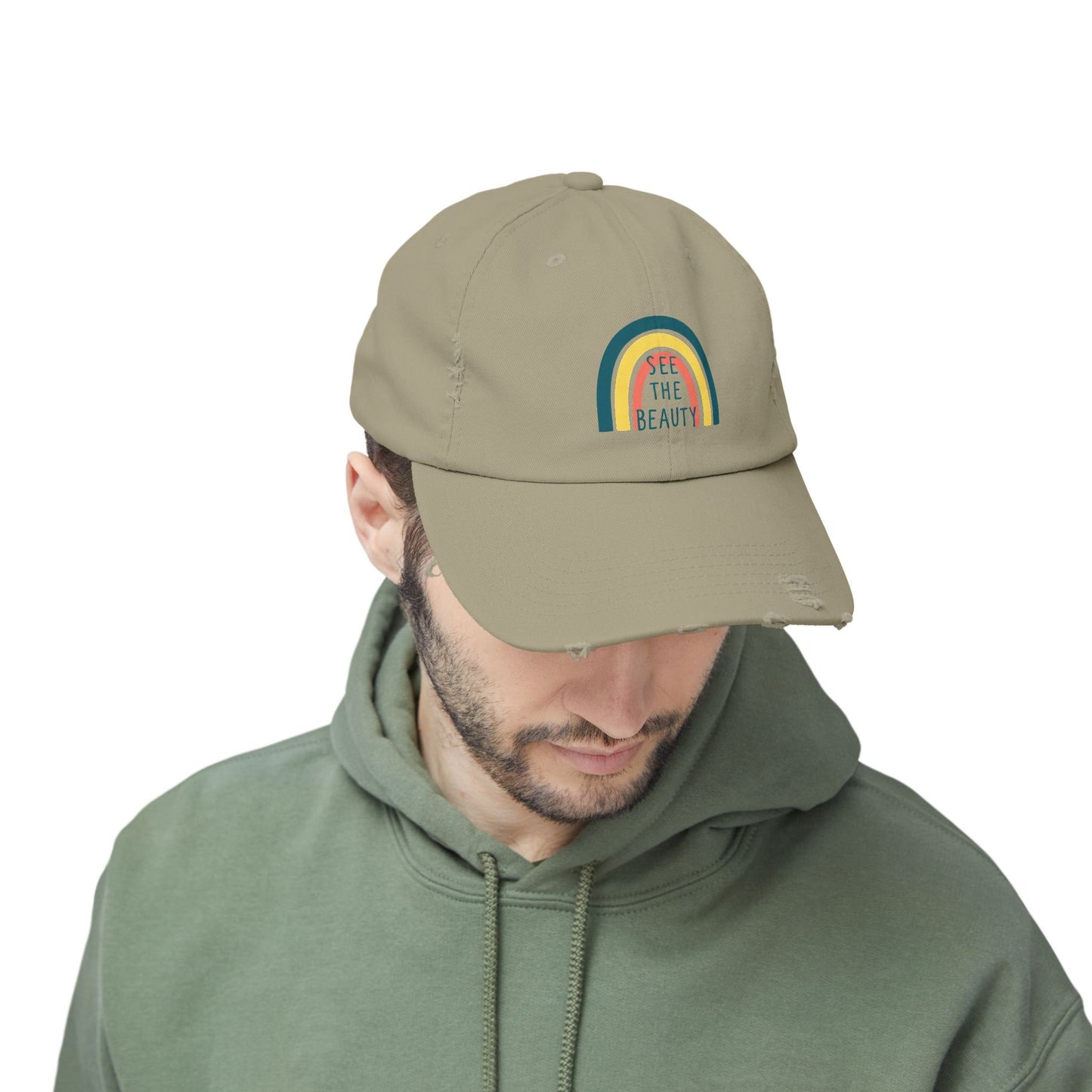 See The Beauty Distressed Cap
