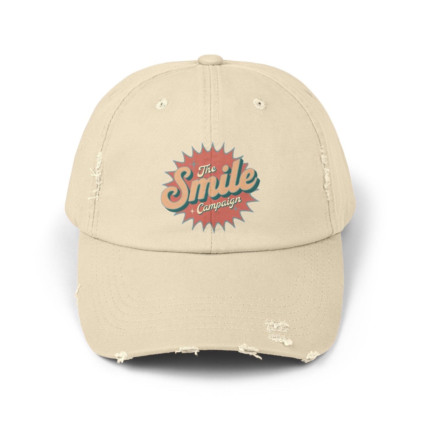 The Smile Campaign Distressed Cap