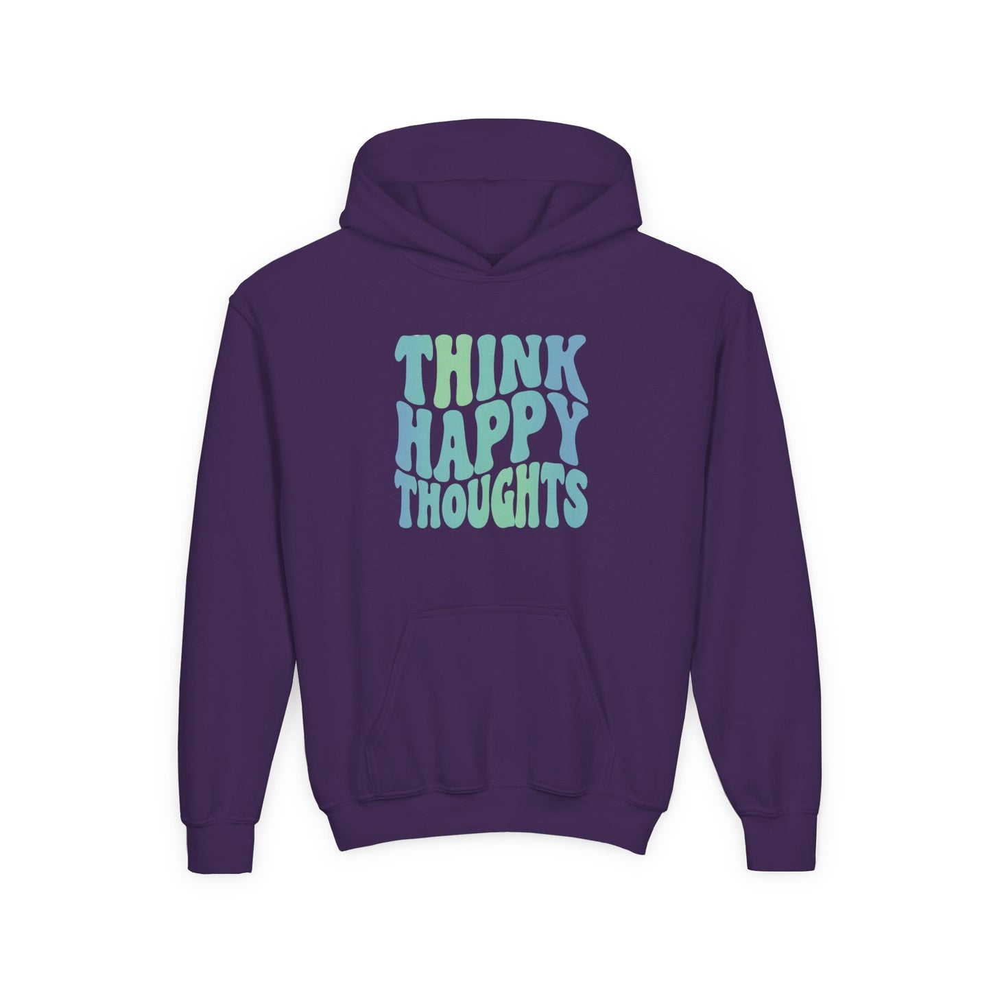 Think Happy Thoughts Kids Hoodie