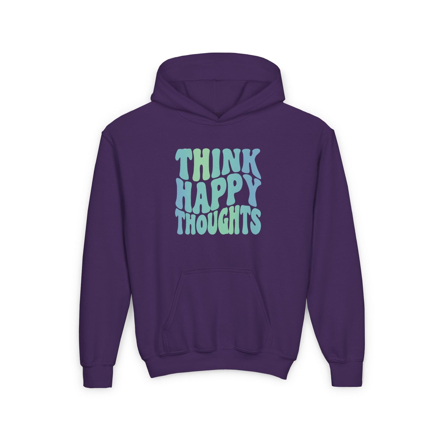 Think Happy Thoughts Kids Hoodie