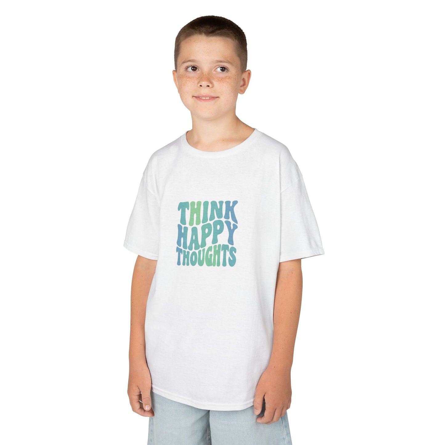 Think Happy Thoughts Kids Tee