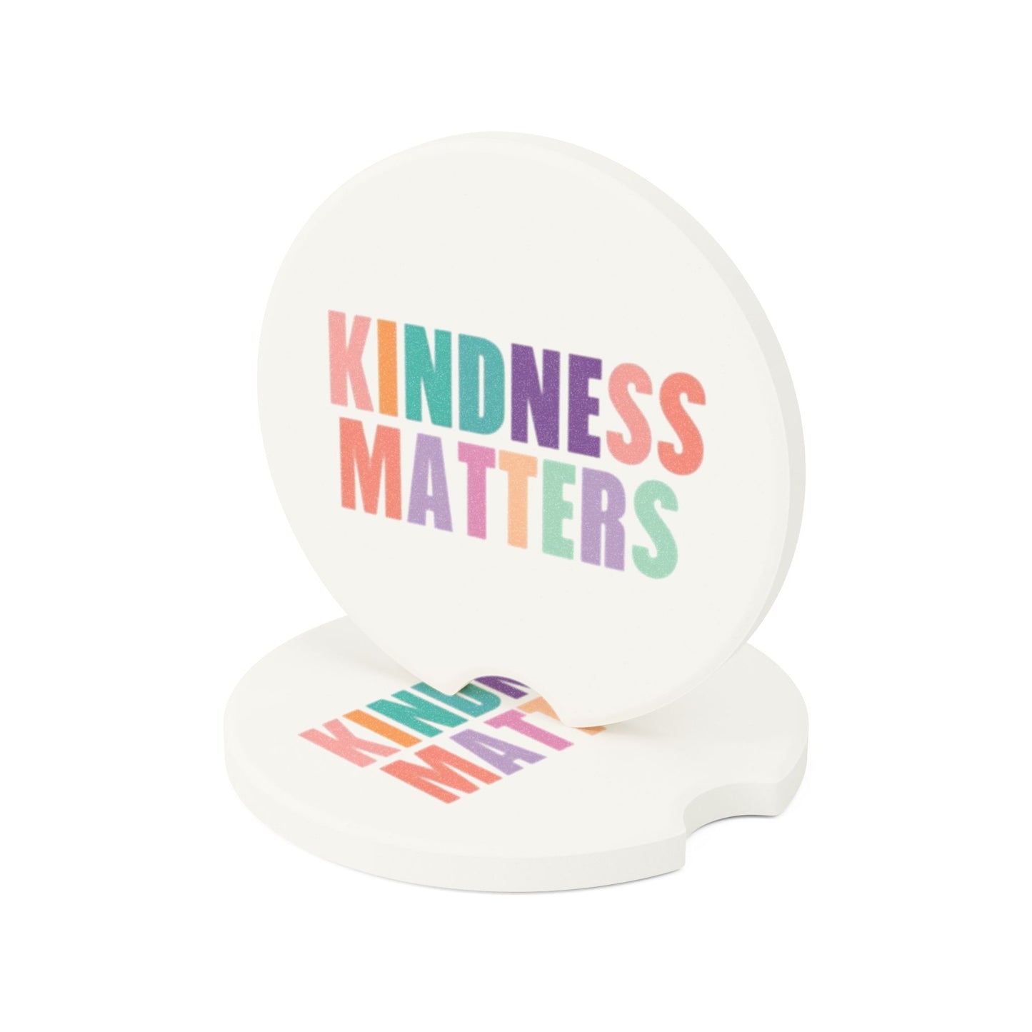 Kindness Matters Soapstone Car Coaster