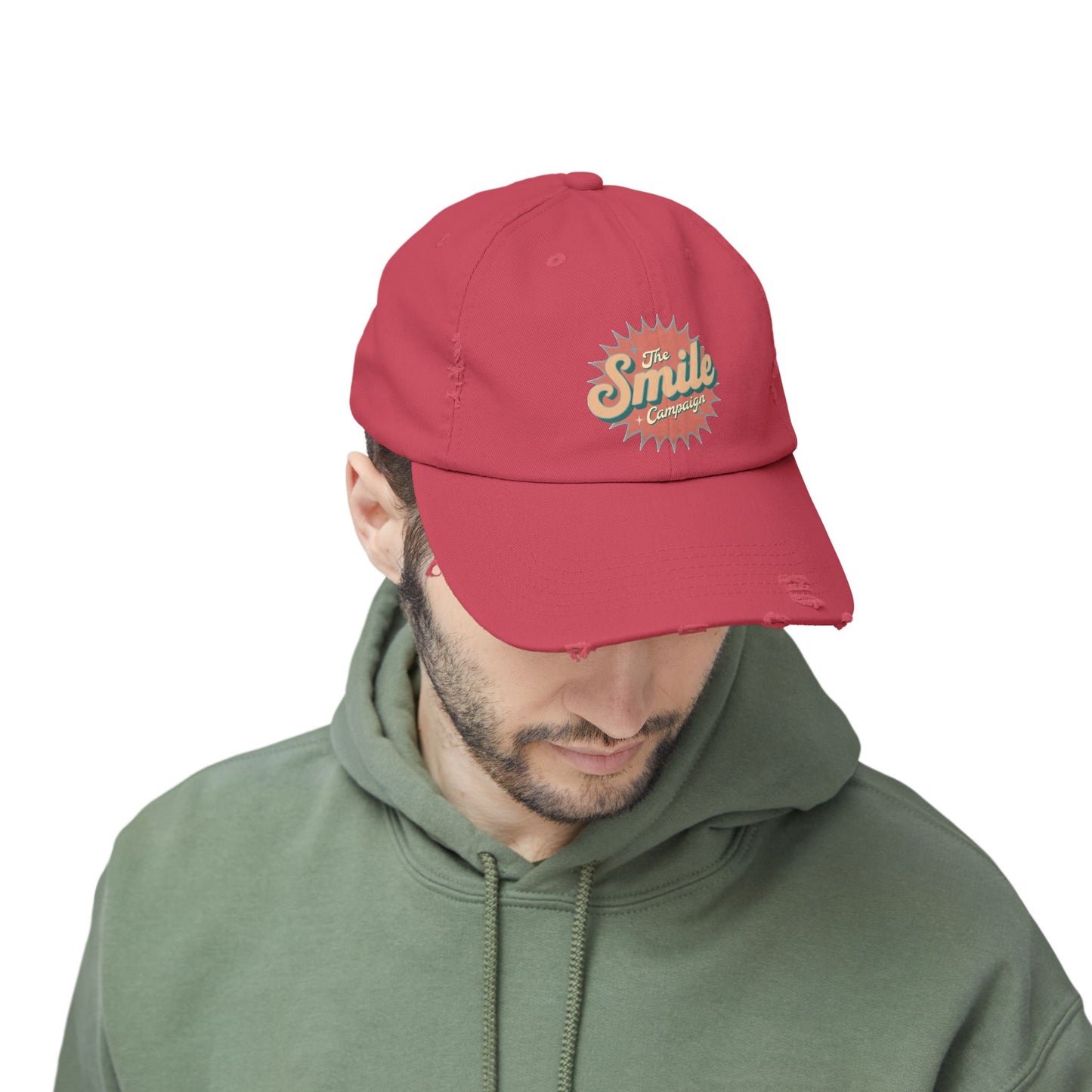 The Smile Campaign Distressed Cap