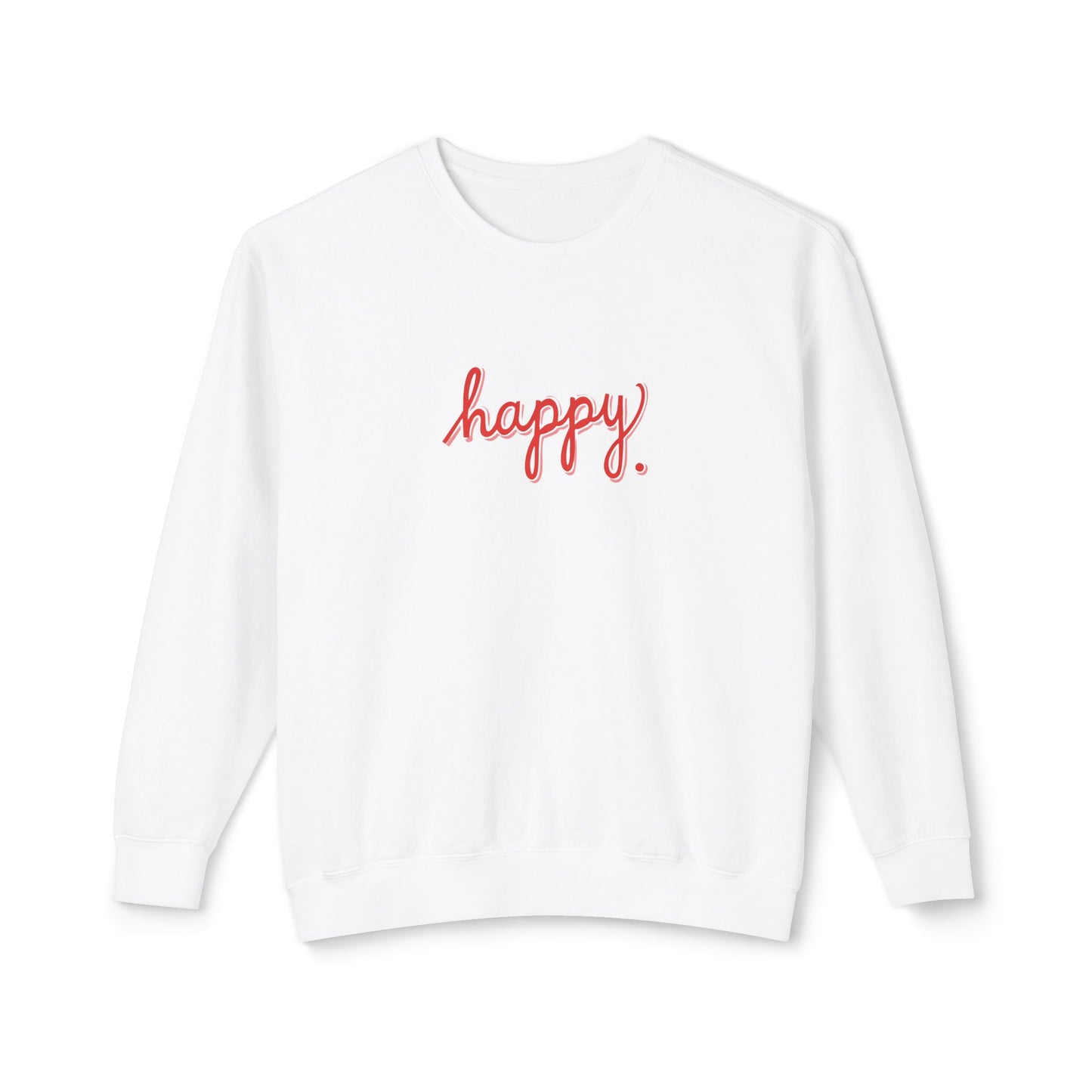 Happy Unisex Crewneck Sweatshirt