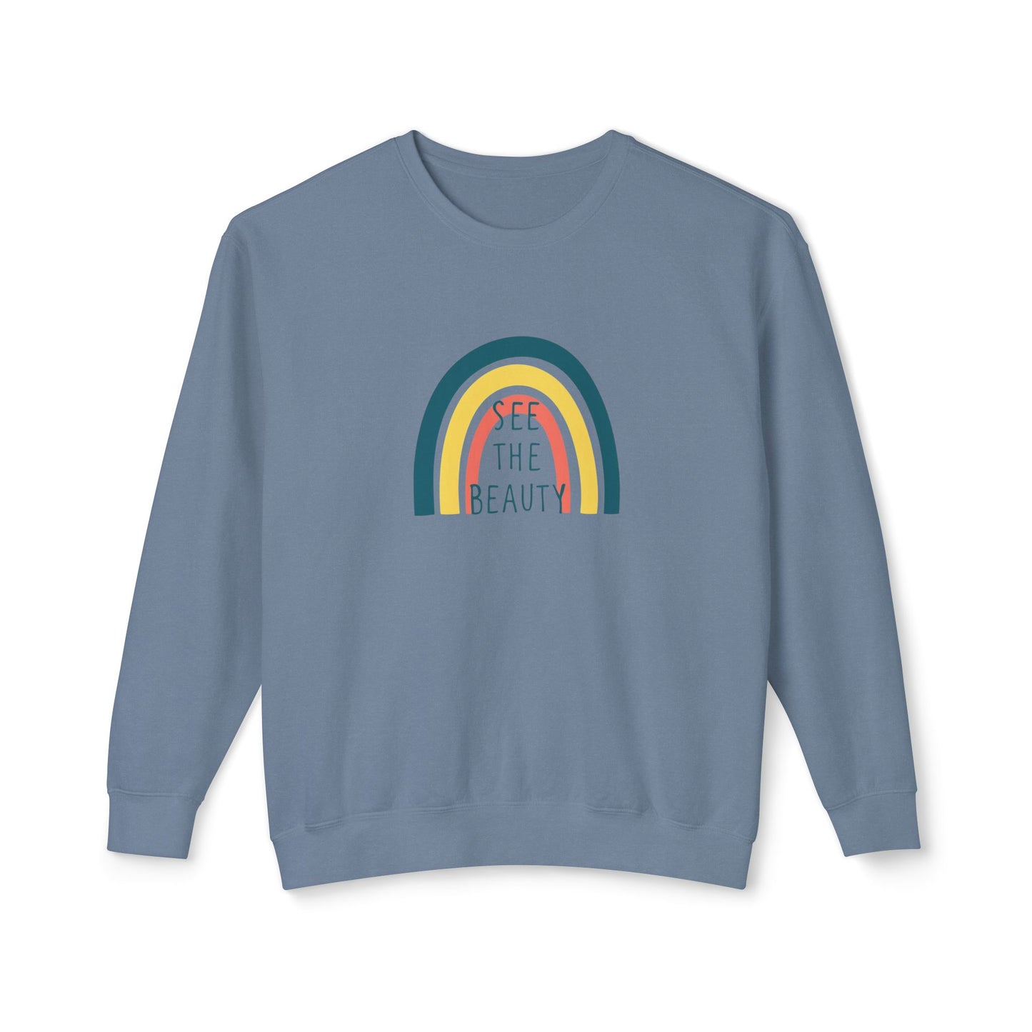 See The Beauty Unisex Lightweight Crewneck Sweatshirt