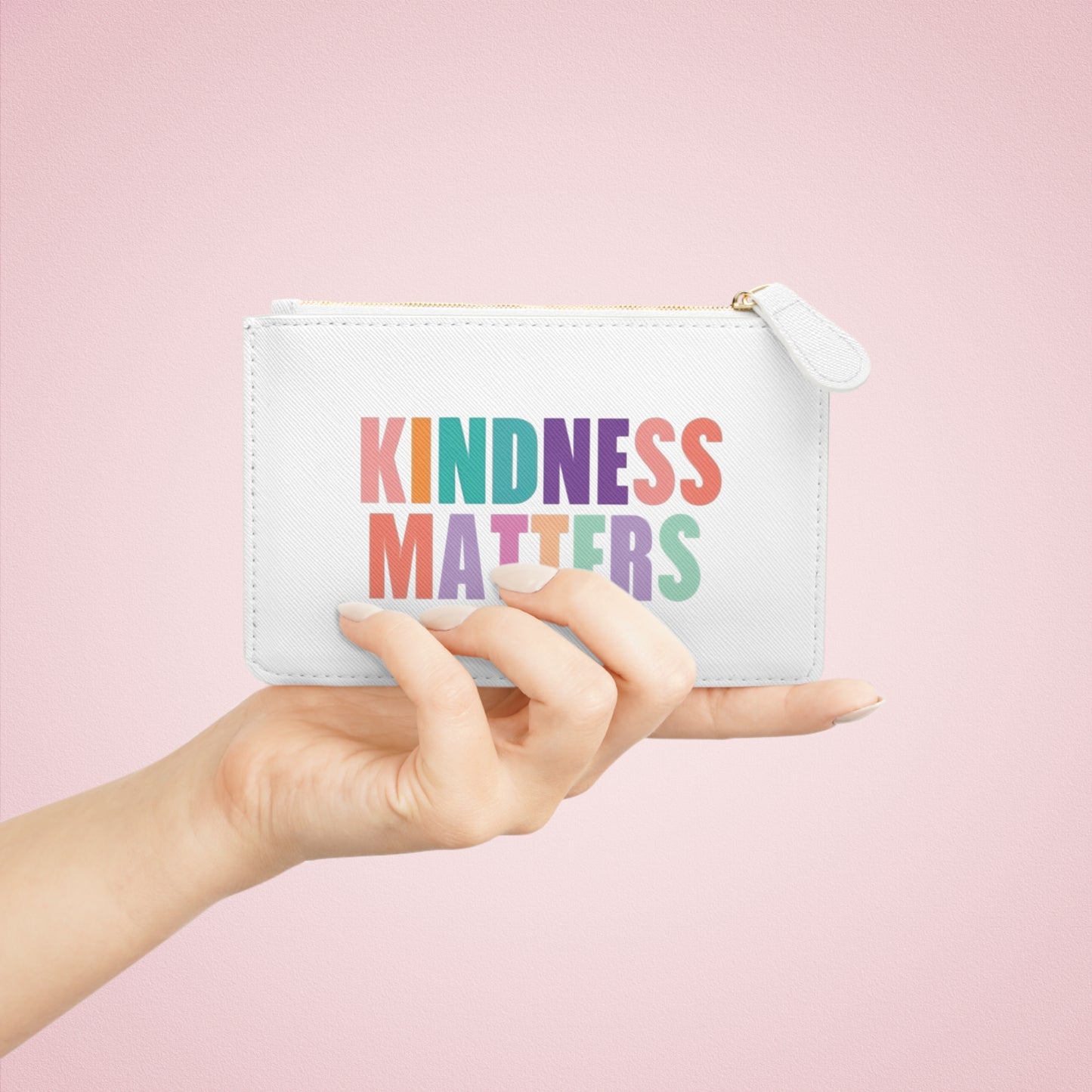 Kindness Matters Mini Clutch Bag