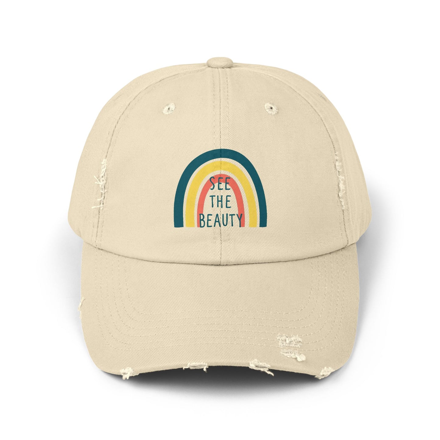 See The Beauty Distressed Cap