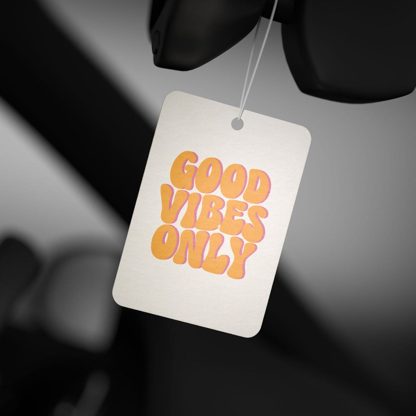 Good Vibes Only Car Air Freshener