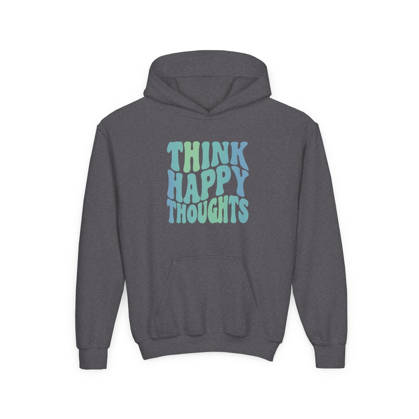 Think Happy Thoughts Kids Hoodie