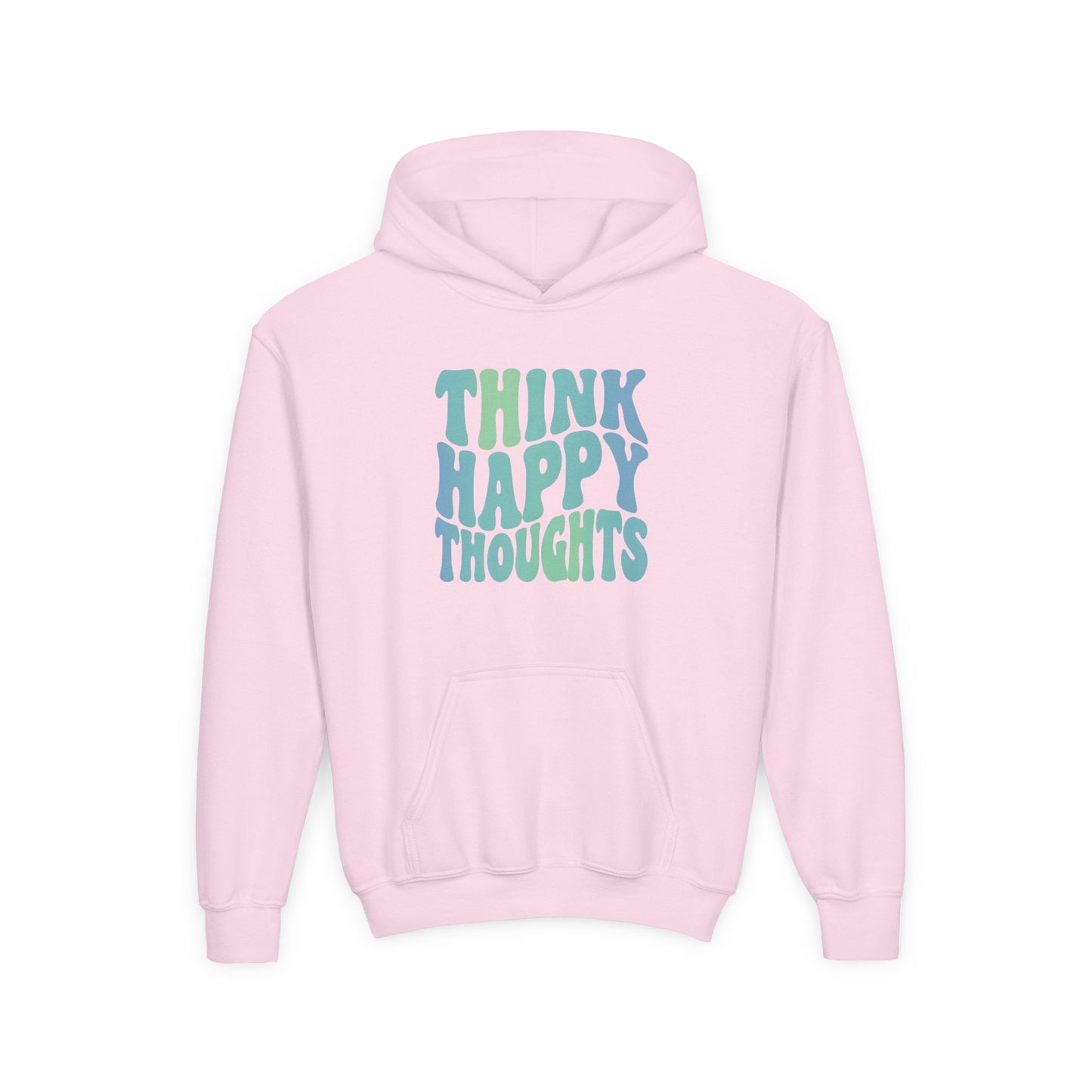 Think Happy Thoughts Kids Hoodie