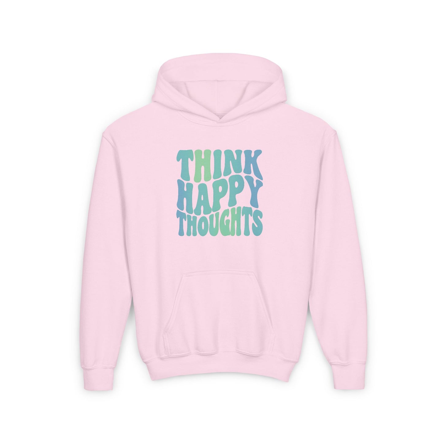 Think Happy Thoughts Kids Hoodie
