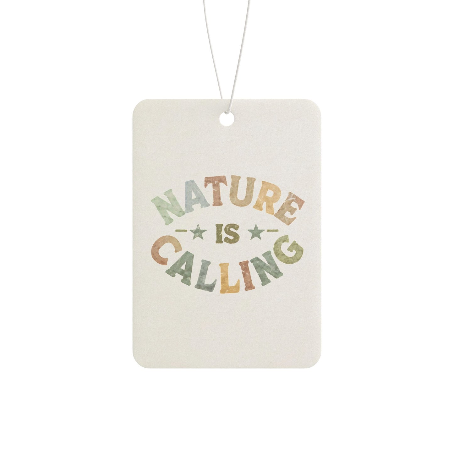 Nature Is Calling Car Air Freshener