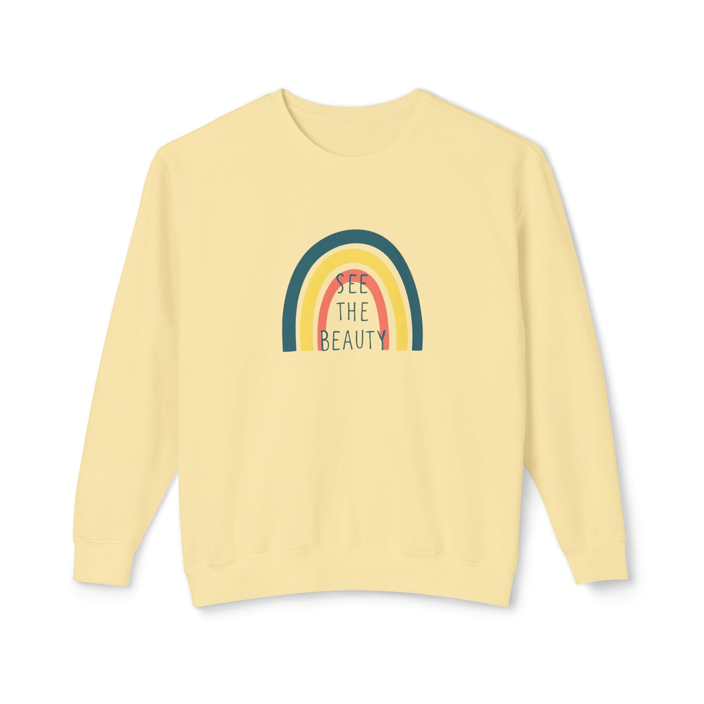 See The Beauty Unisex Lightweight Crewneck Sweatshirt