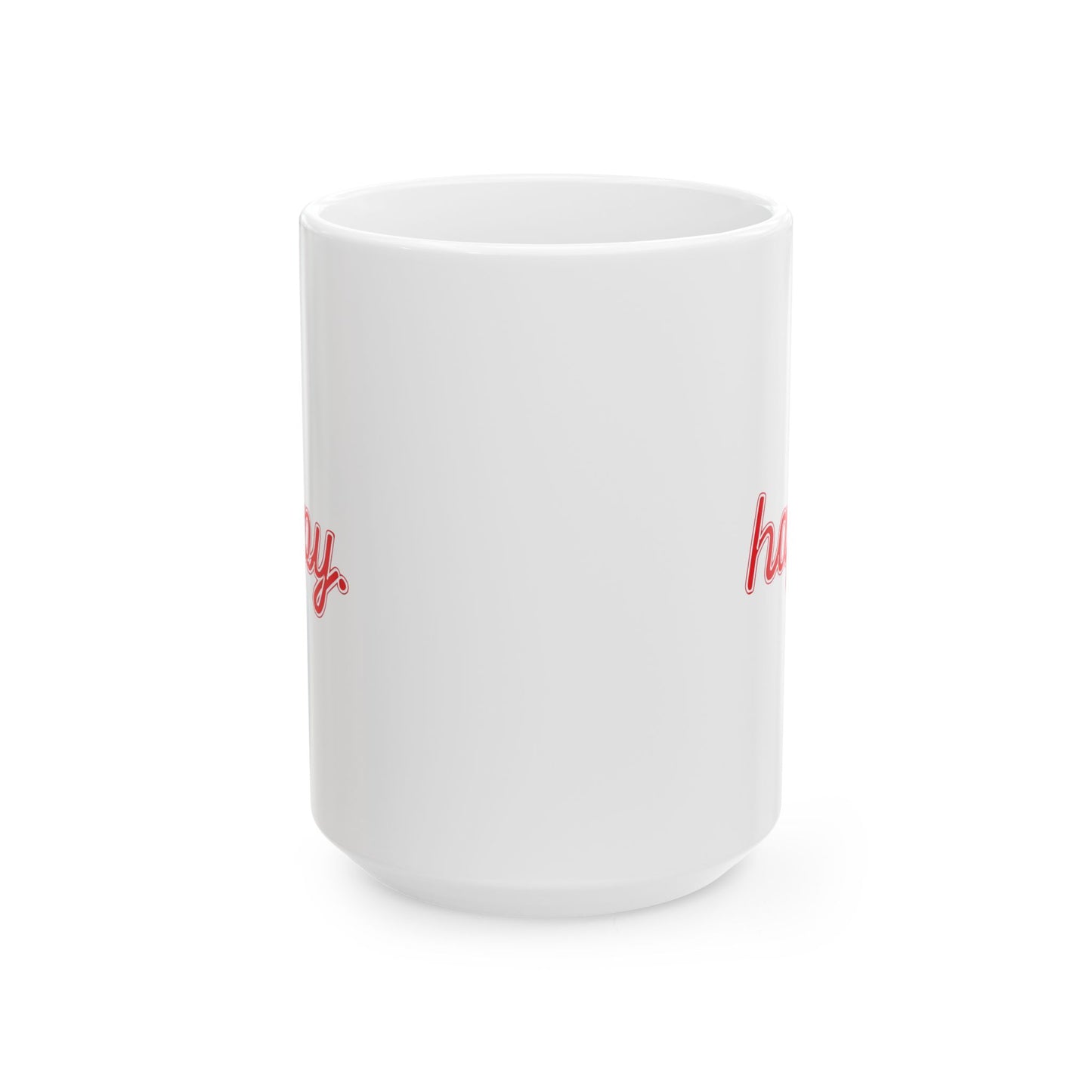 Happy Mug, 15oz