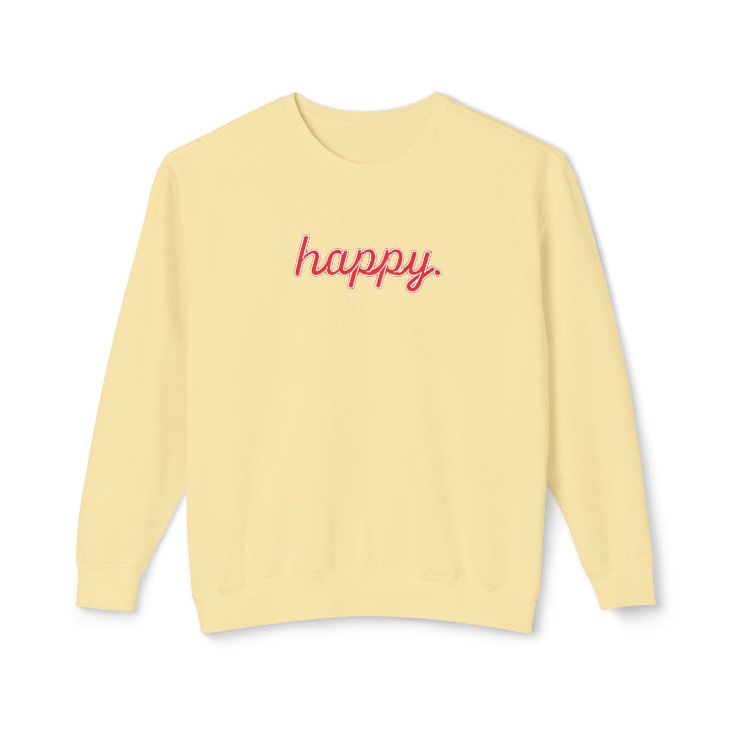 Happy Unisex Crewneck Sweatshirt