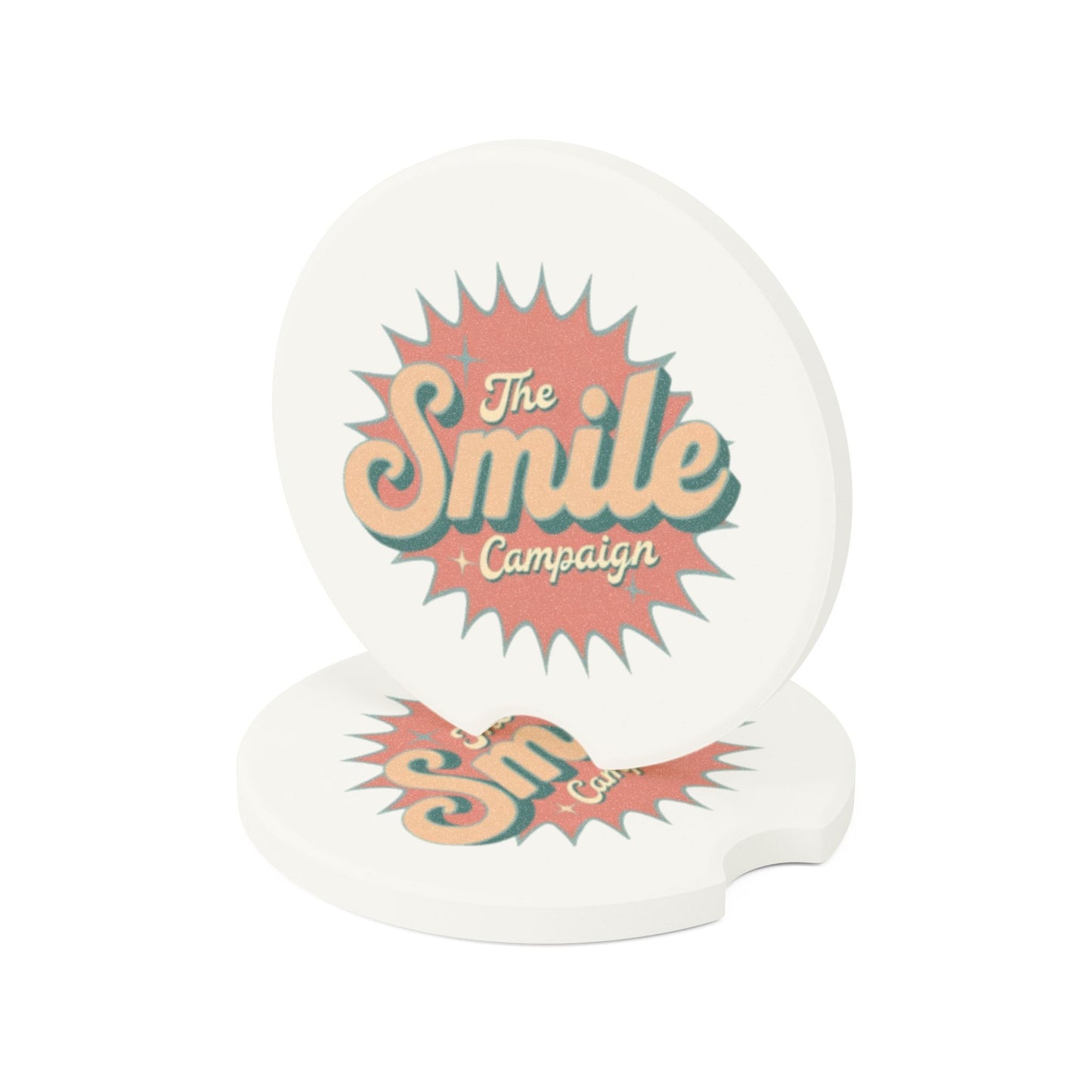 The Smile Campaign - Soapstone Car Coaster
