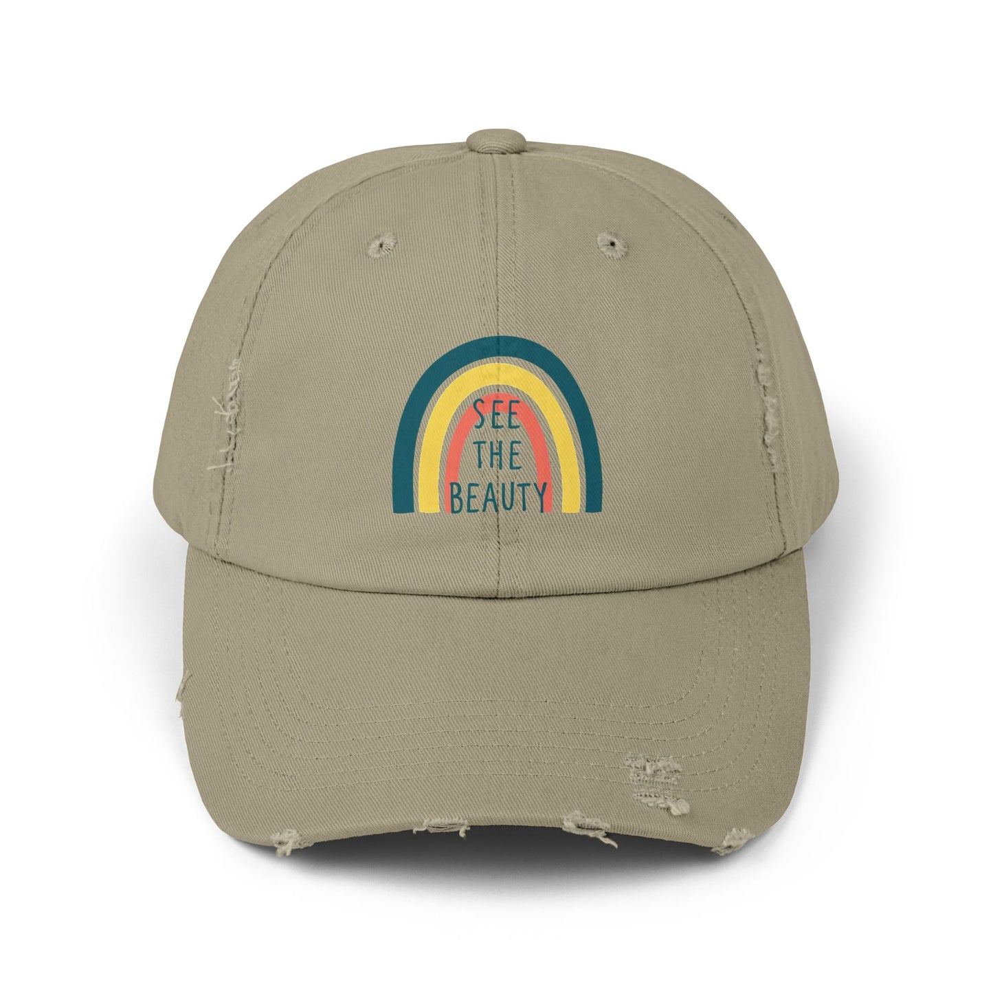 See The Beauty Distressed Cap