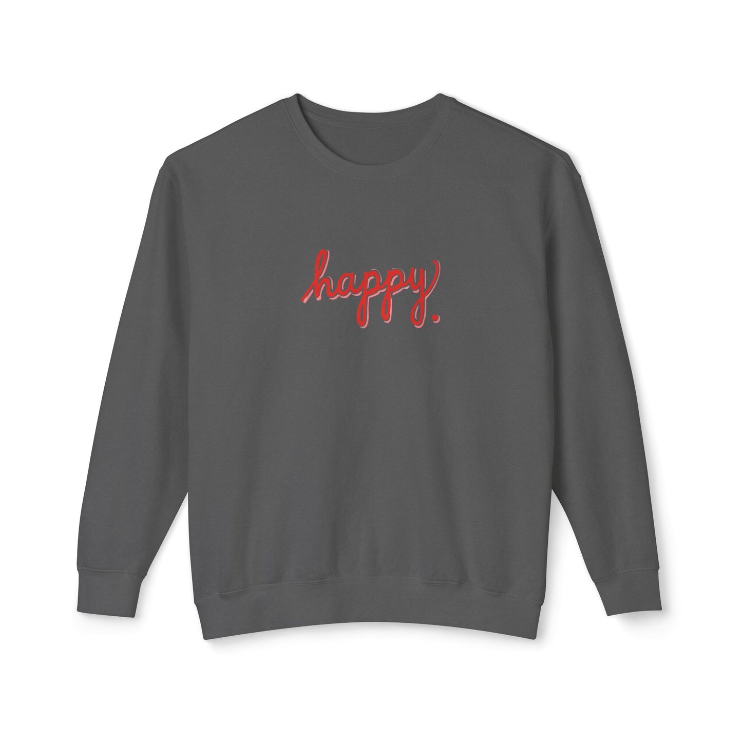 Happy Unisex Crewneck Sweatshirt