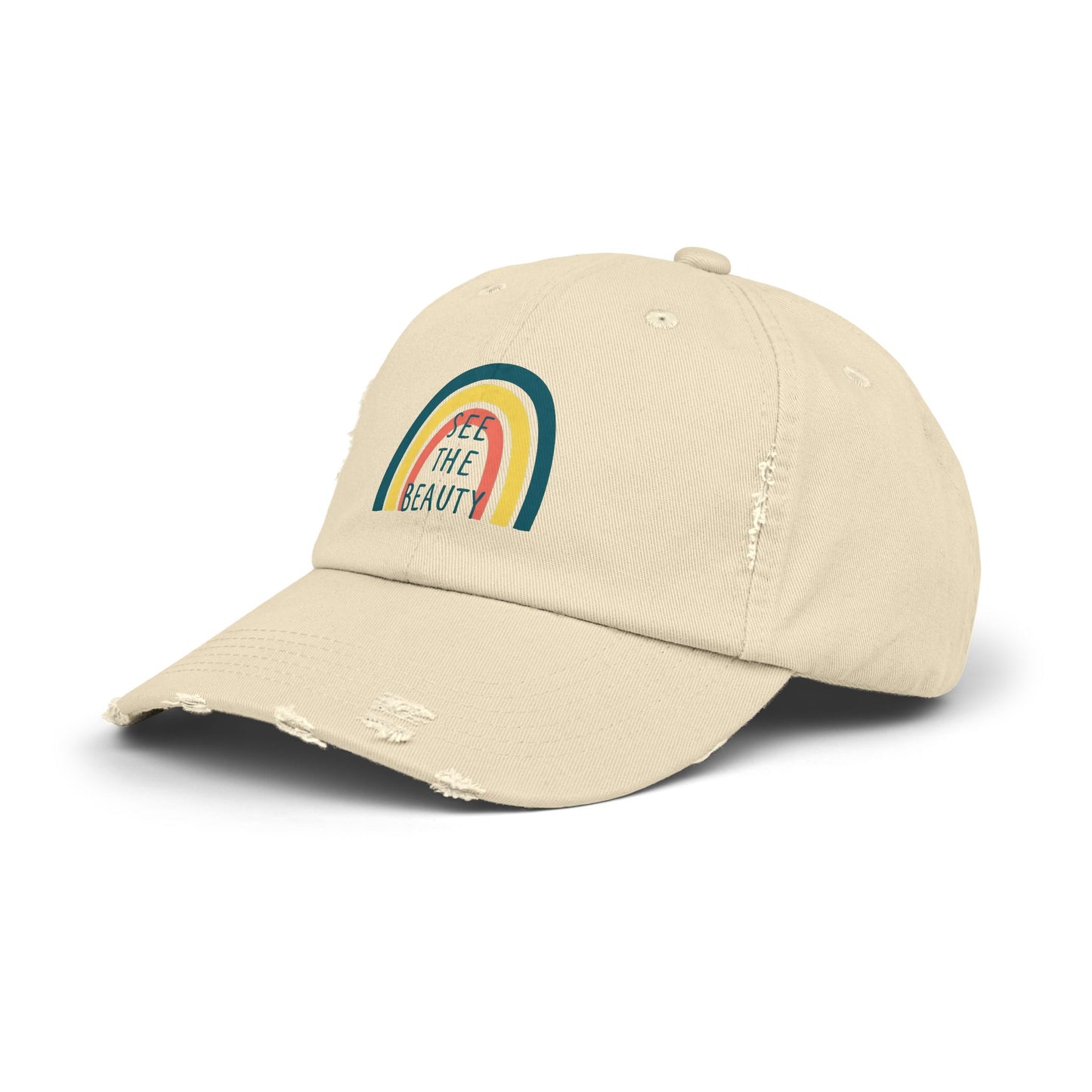 See The Beauty Distressed Cap