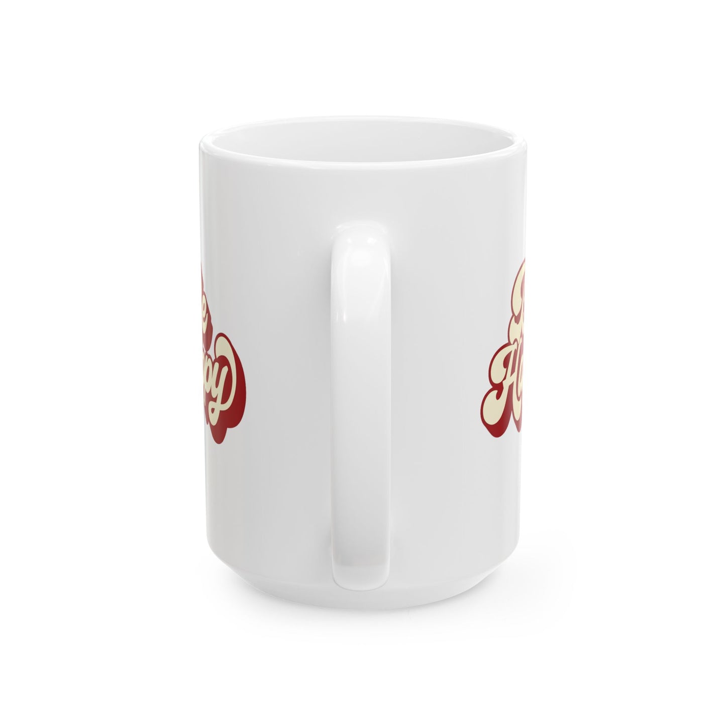Be Happy Mug, 15oz