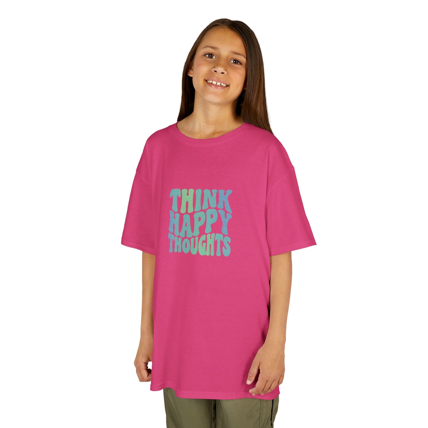 Think Happy Thoughts Kids Tee
