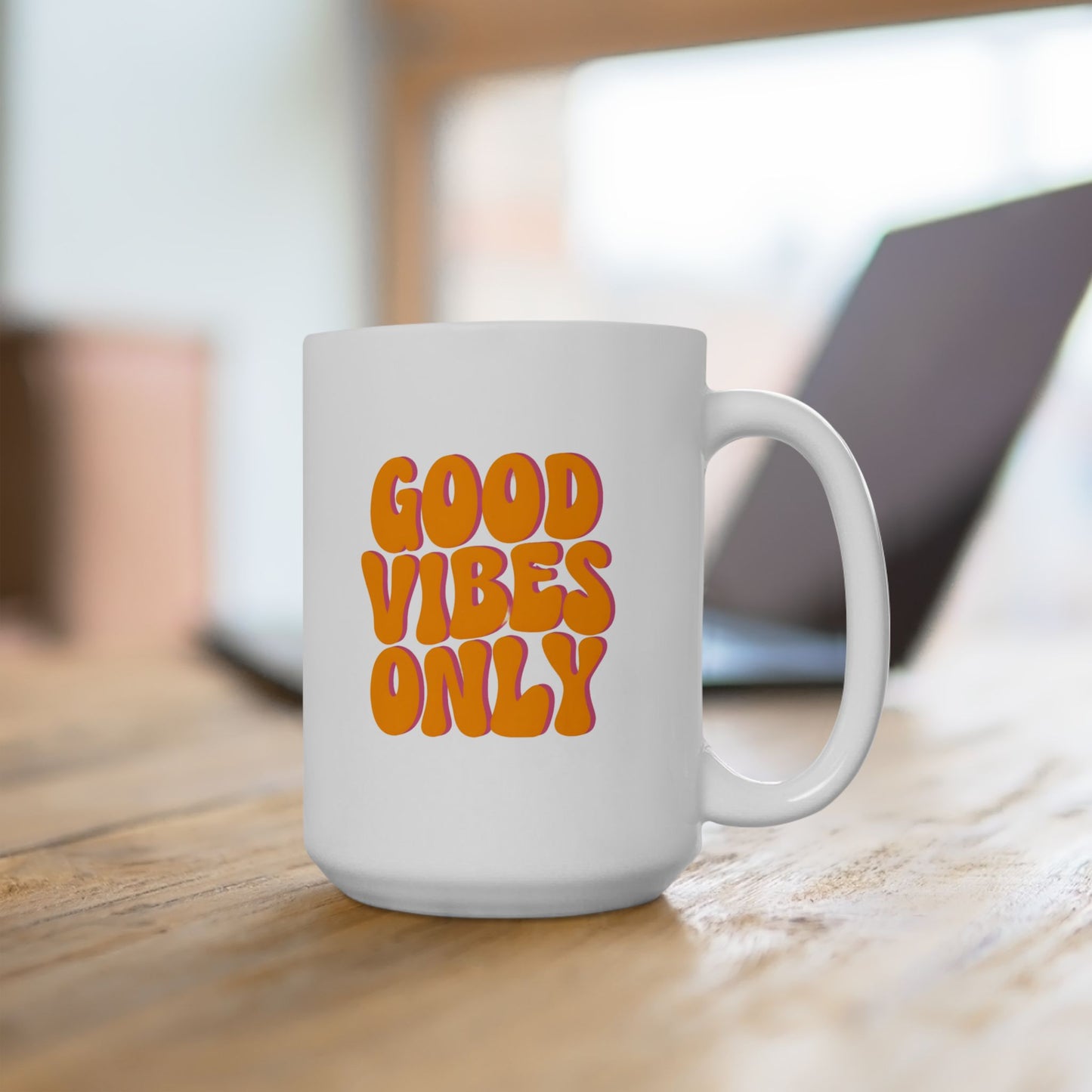 Good Vibes Only Mug, 15oz