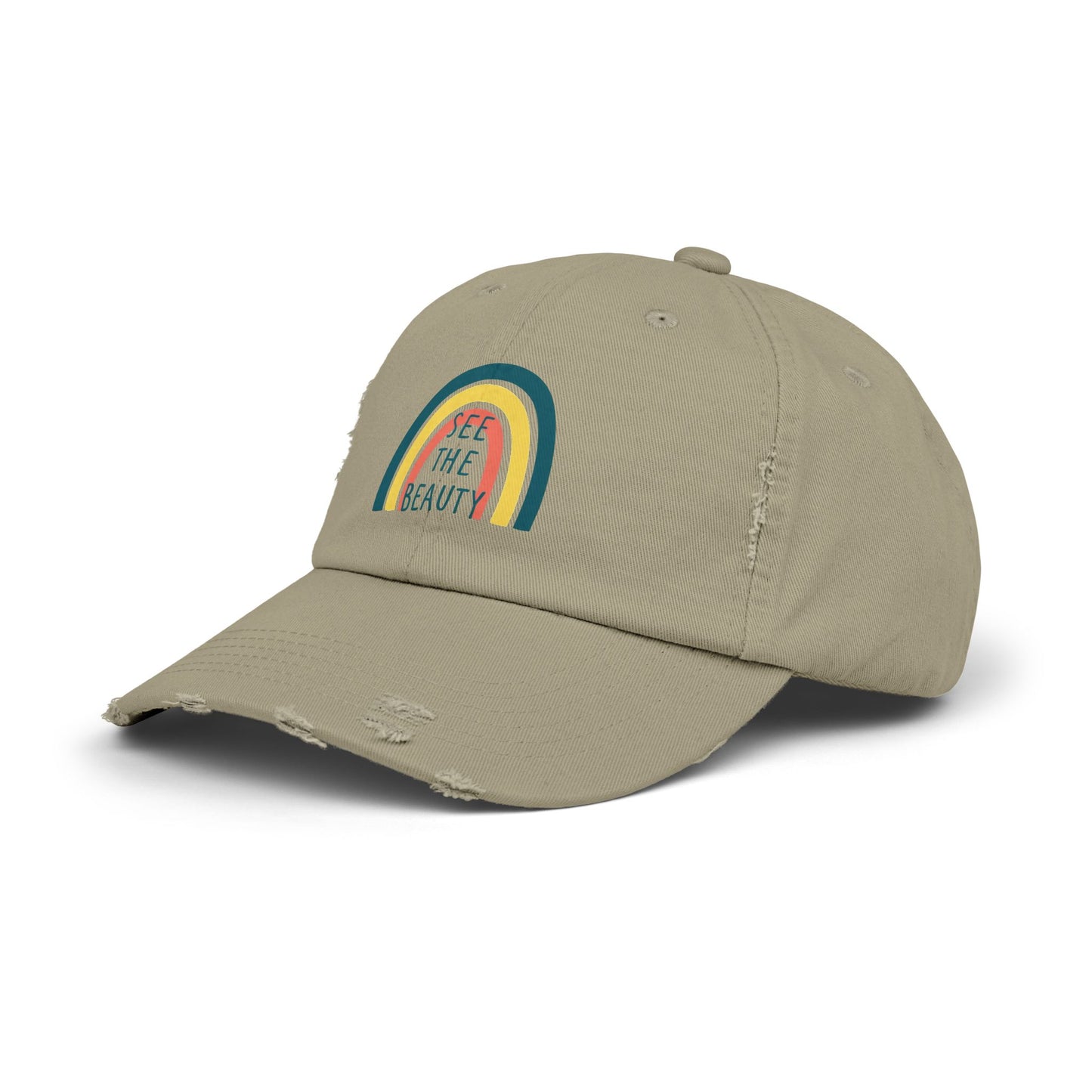 See The Beauty Distressed Cap